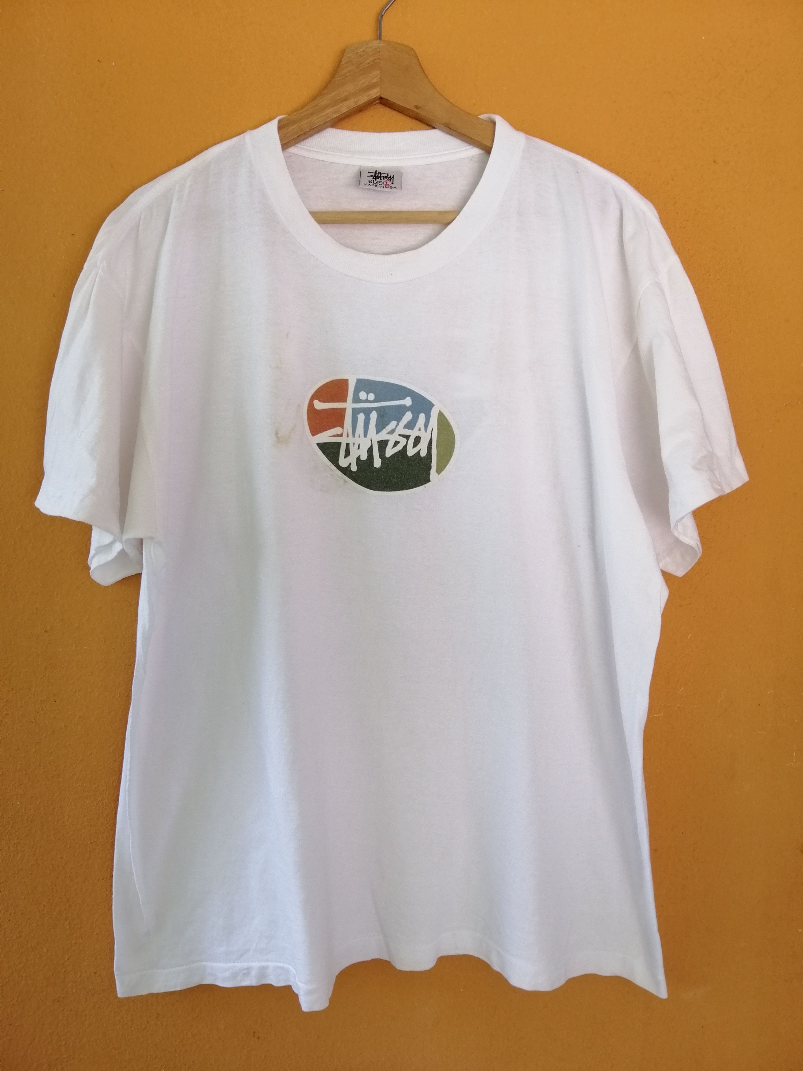 Stussy VINTAGE STUSSY BIG LOGO TSHIRTS MADE IN USA Size US L / EU 52-54 / 3 - 2 Thumbnail