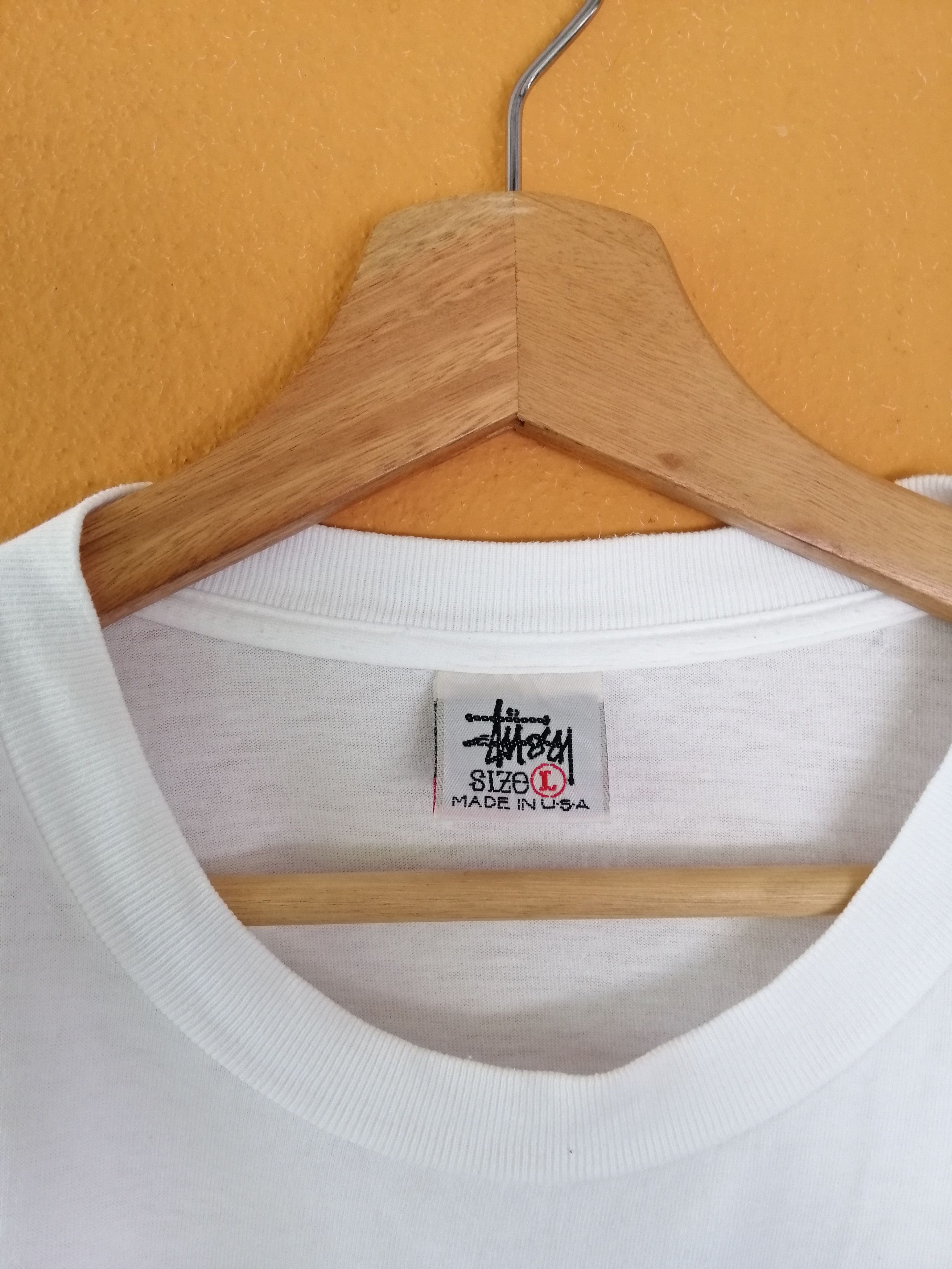 Stussy VINTAGE STUSSY BIG LOGO TSHIRTS MADE IN USA Size US L / EU 52-54 / 3 - 5 Thumbnail