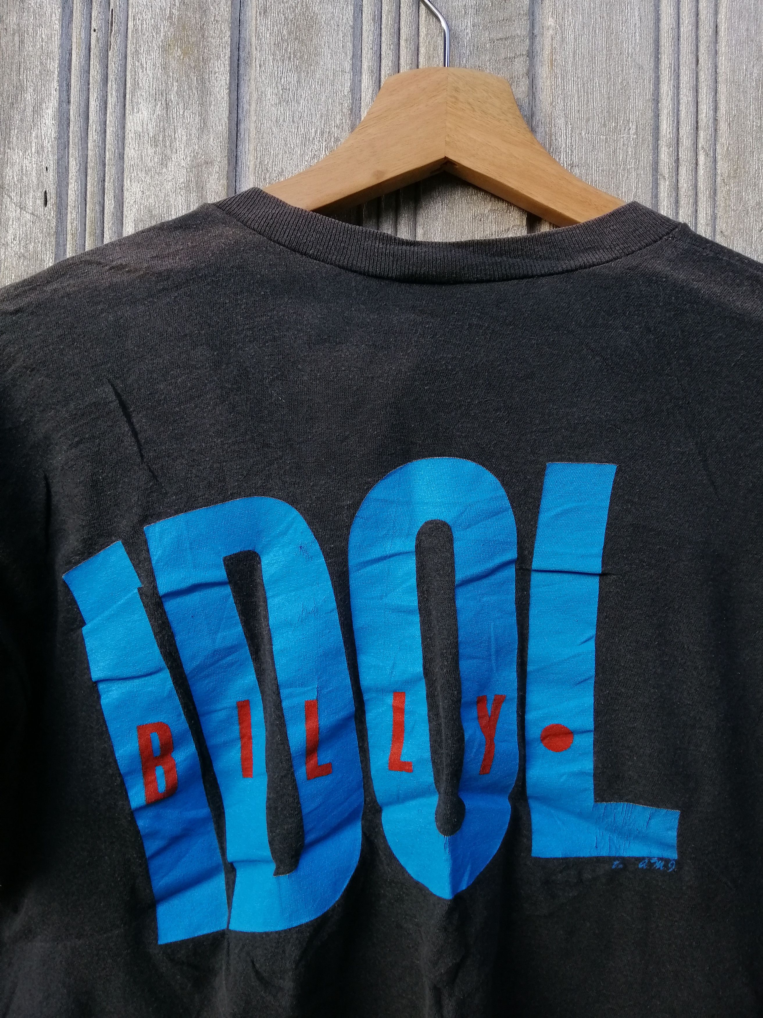 Band Tees × Vintage Vintage 80s billy idol tshirt Size US M / EU 48-50 / 2 - 6 Thumbnail