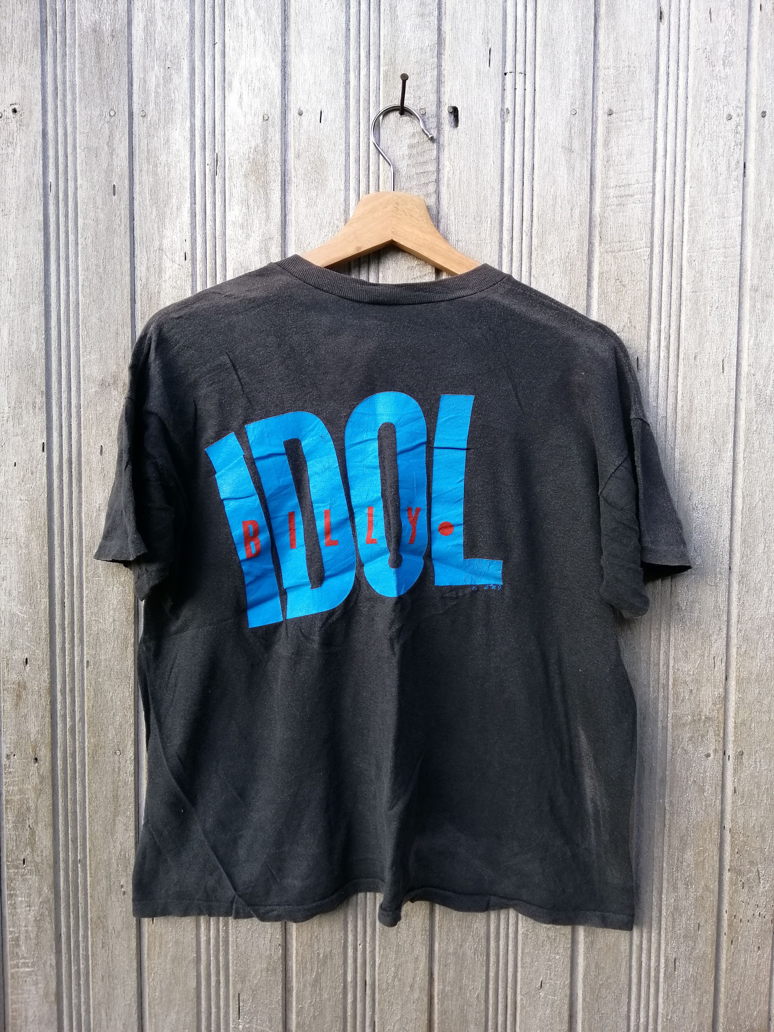 Band Tees × Vintage Vintage 80s billy idol tshirt Size US M / EU 48-50 / 2 - 3 Thumbnail