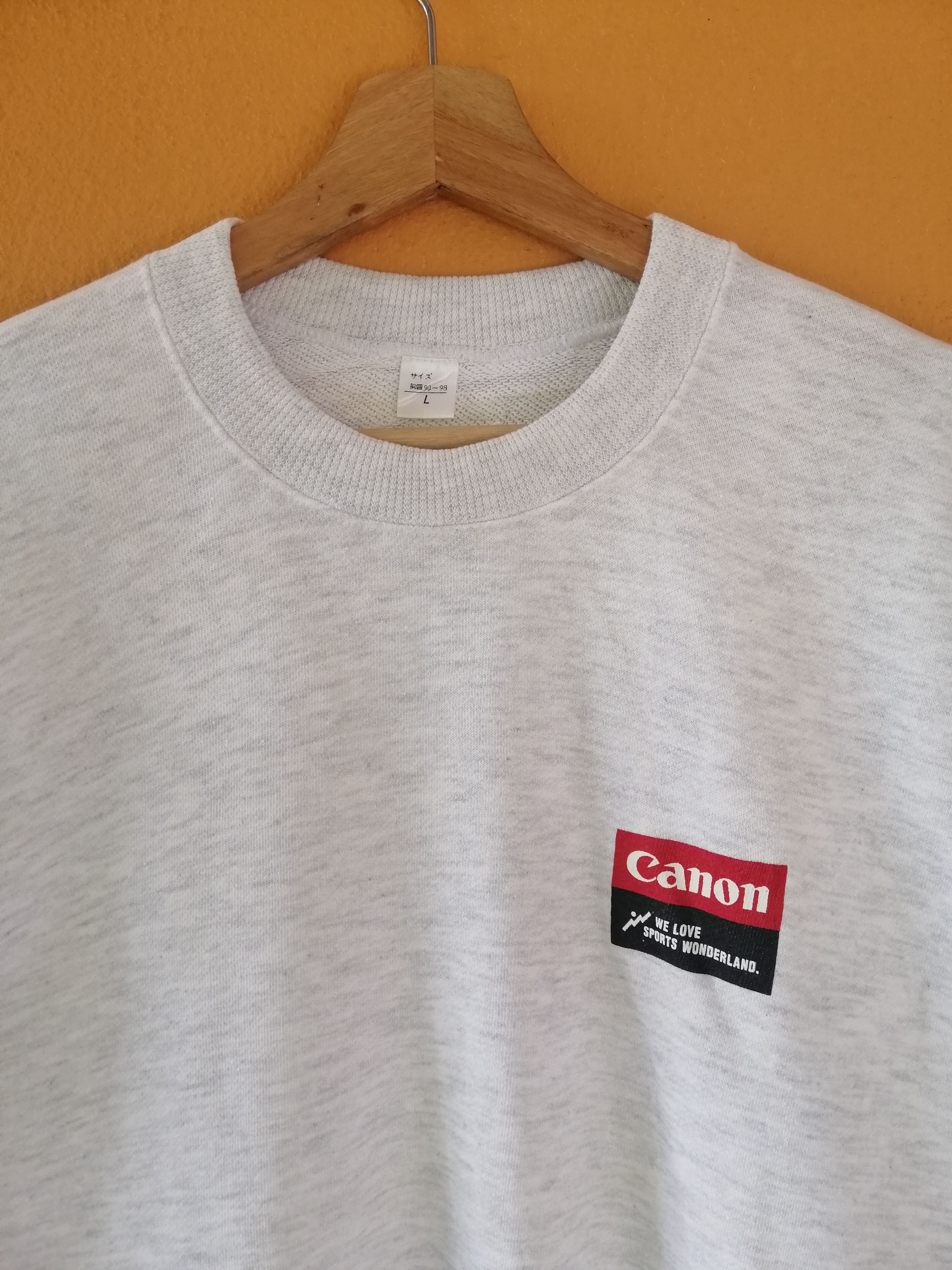Canon Vintage 90s Canon Small Logo Sweatshirt B3 Size US M / EU 48-50 / 2 - 5 Thumbnail