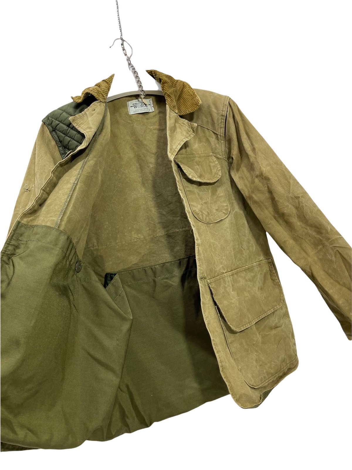 Japanese Brand 60s Sports World Hunting Jacket Cotton Duck Nylon 10🟩 Size US M / EU 48-50 / 2 - 7 Thumbnail