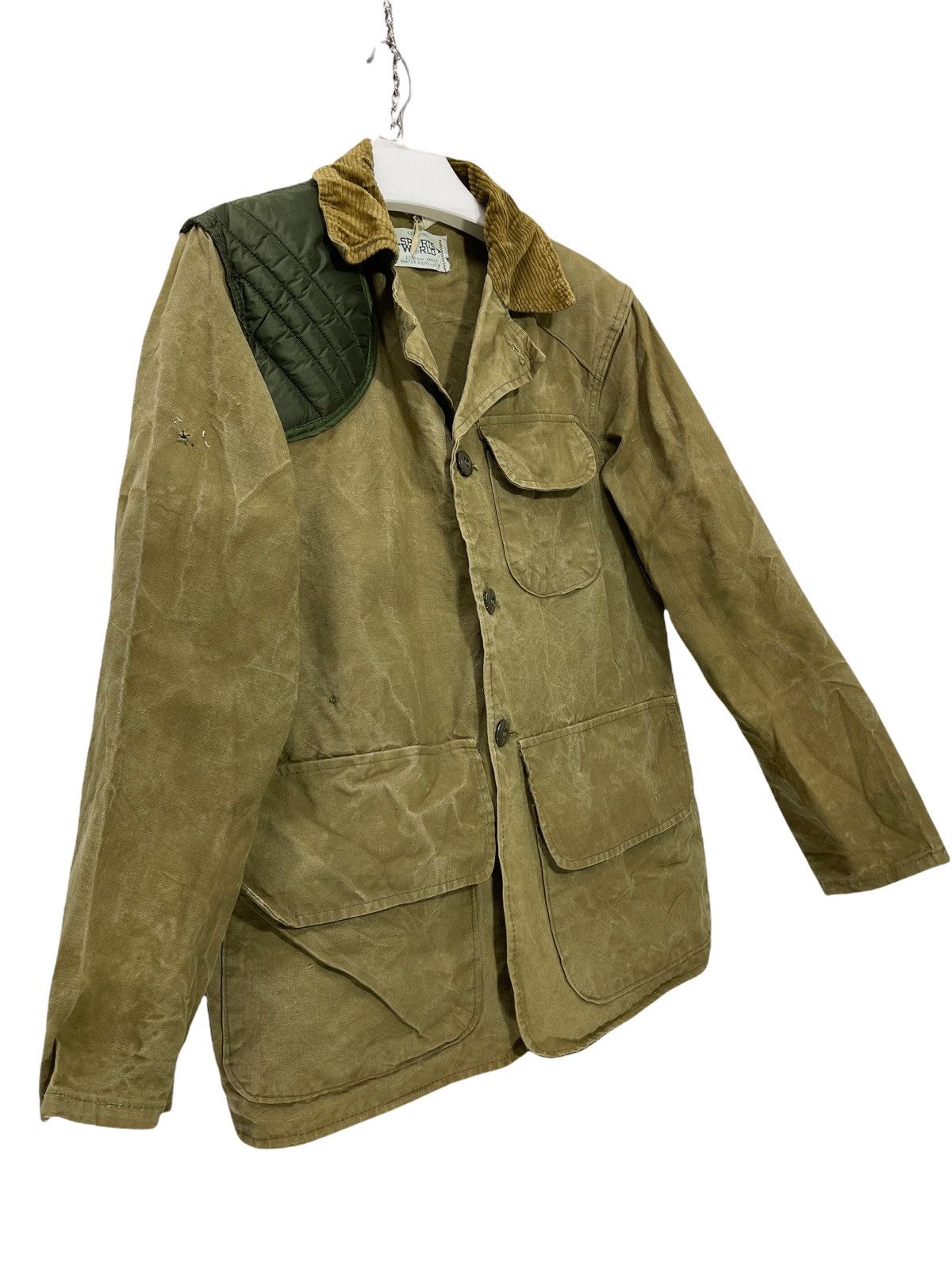Japanese Brand 60s Sports World Hunting Jacket Cotton Duck Nylon 10🟩 Size US M / EU 48-50 / 2 - 2 Thumbnail