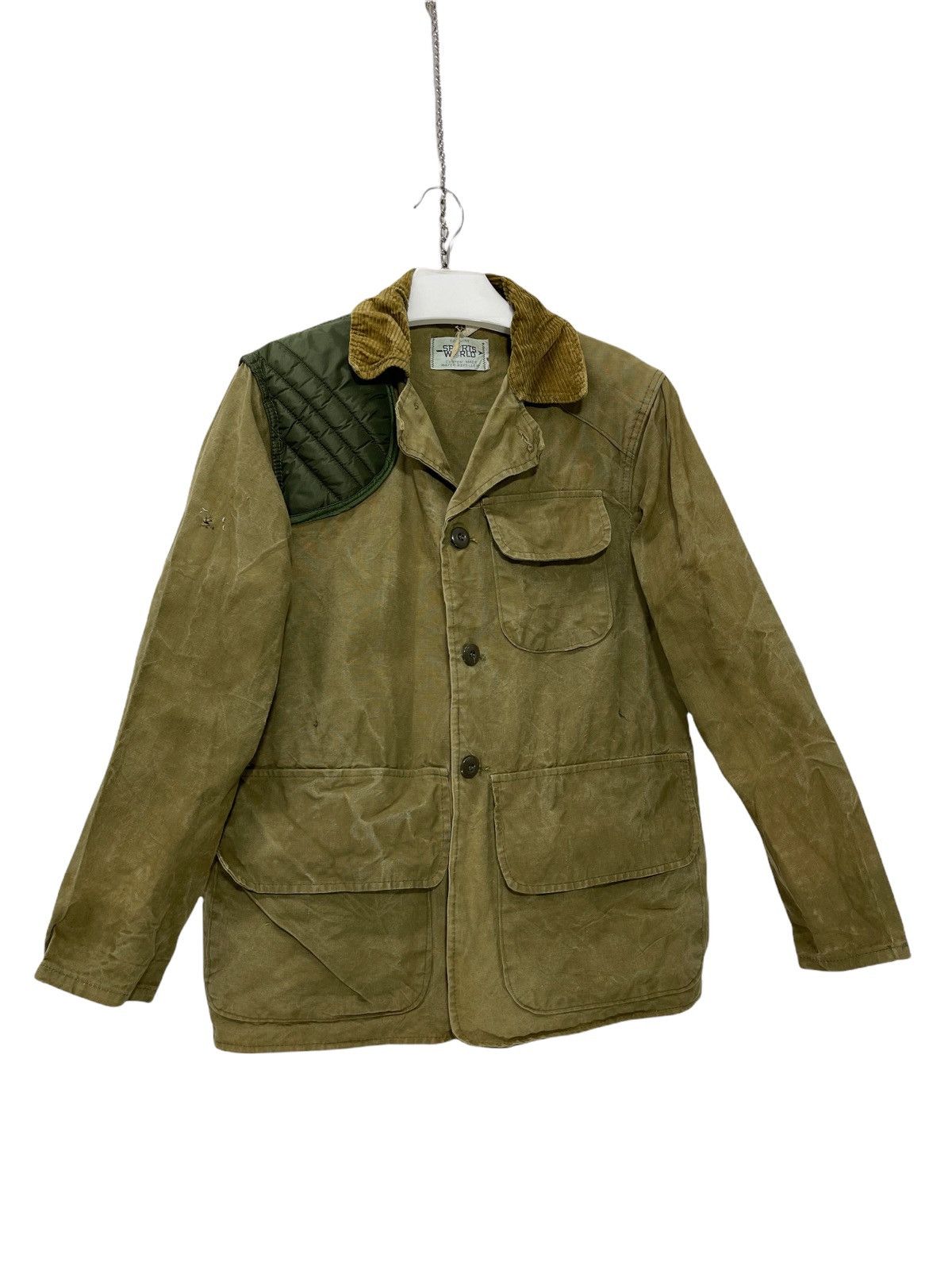 Japanese Brand 60s Sports World Hunting Jacket Cotton Duck Nylon 10🟩 Size US M / EU 48-50 / 2 - 1 Thumbnail