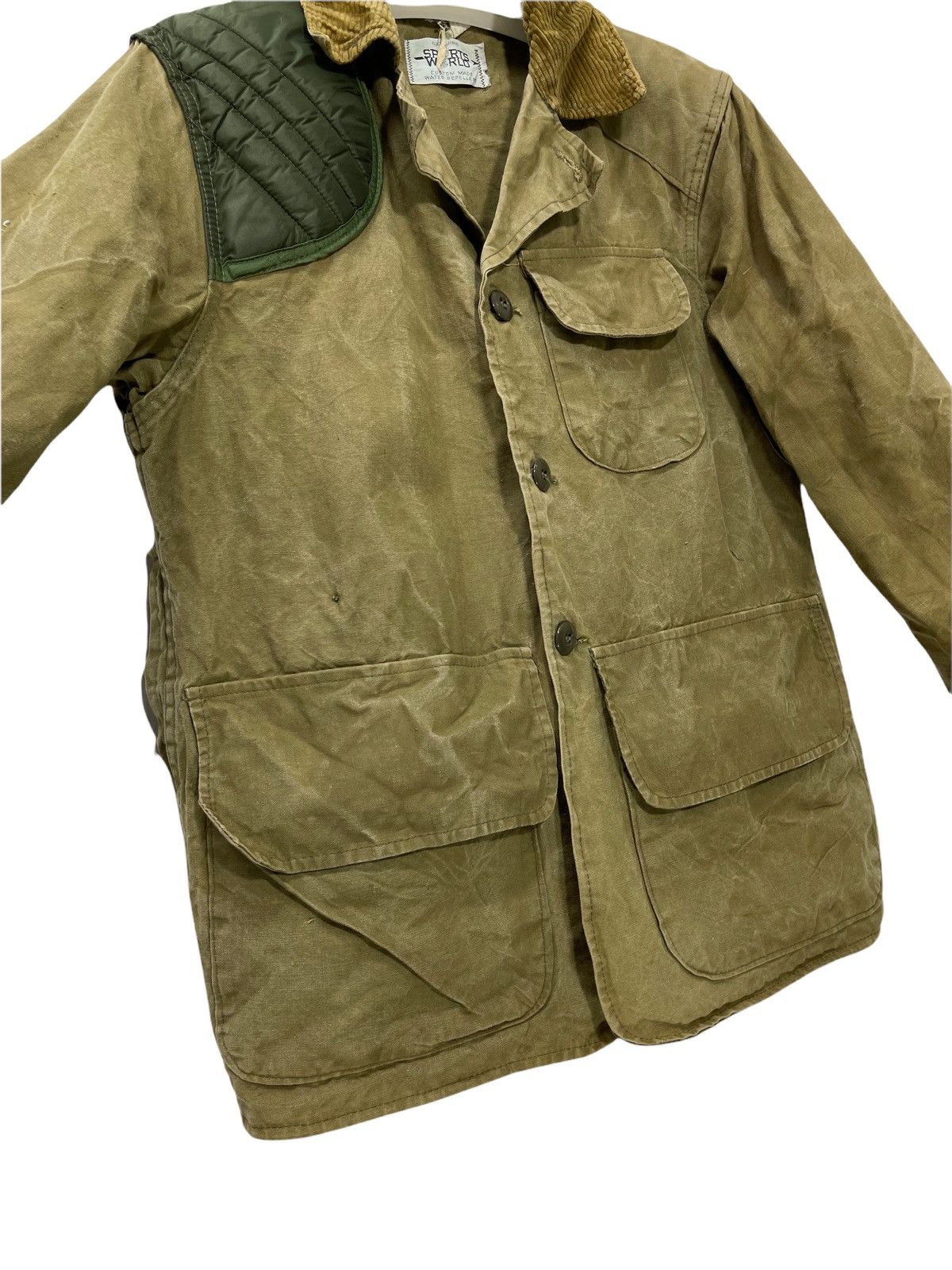 Japanese Brand 60s Sports World Hunting Jacket Cotton Duck Nylon 10🟩 Size US M / EU 48-50 / 2 - 3 Thumbnail