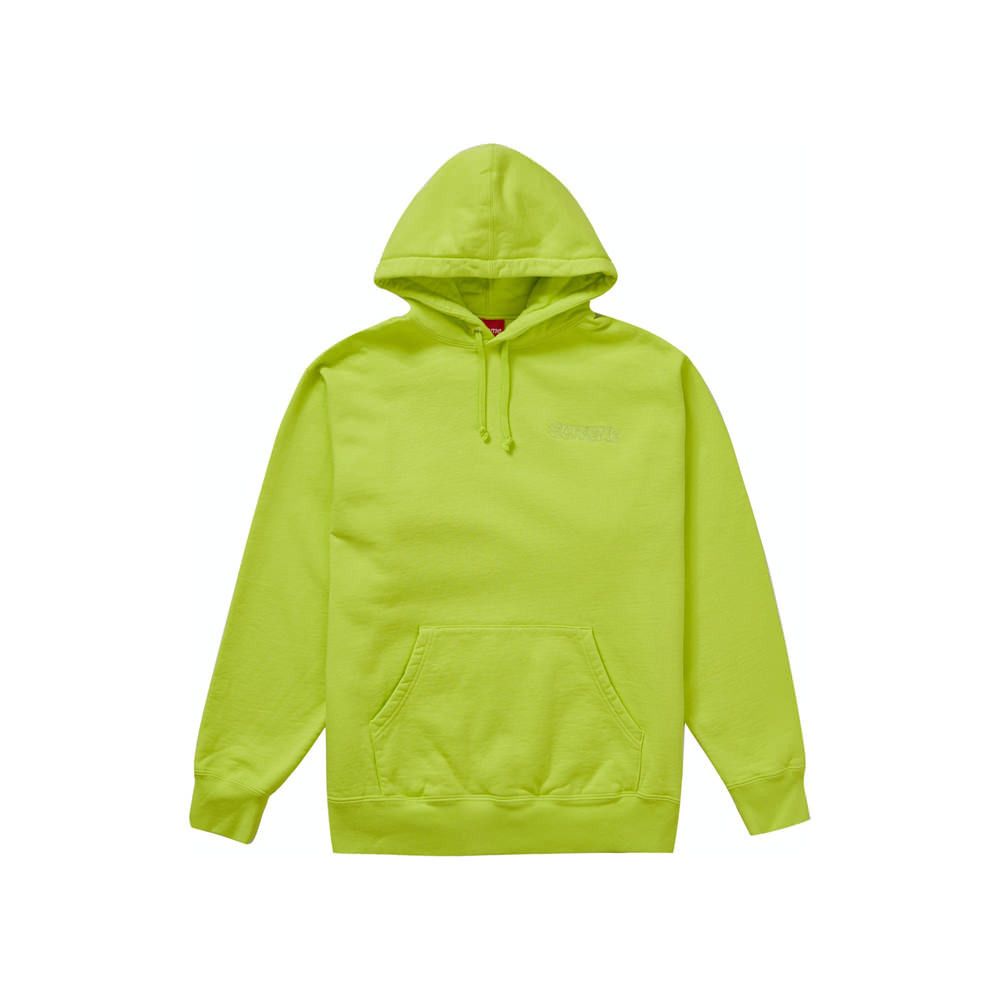 Supreme Supreme Smurf Hooded Sweatshirt Acid Green | Grailed