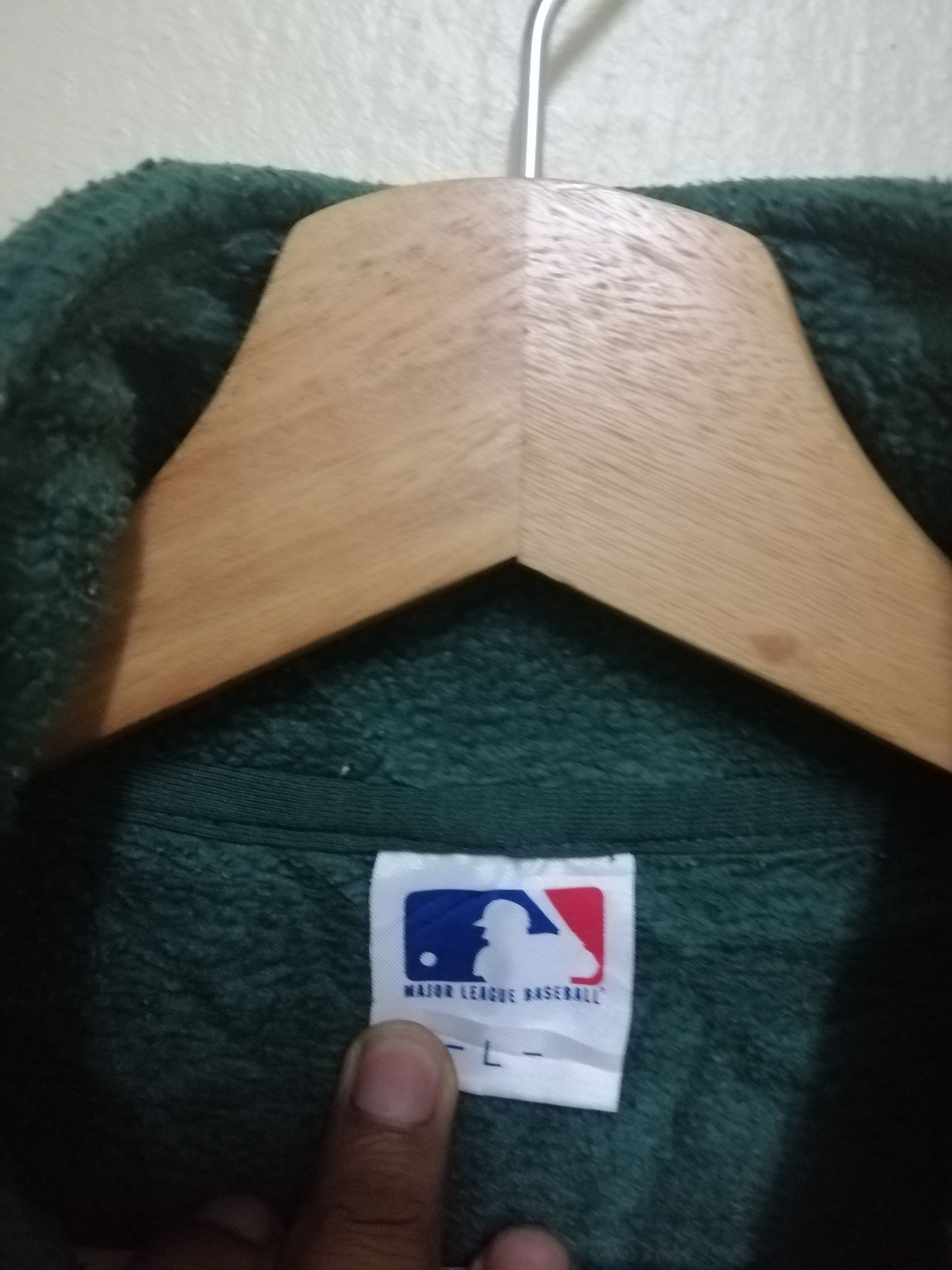 MLB Vintage Oakland Athletics Fleece Jacket B19 Size US M / EU 48-50 / 2 - 6 Thumbnail