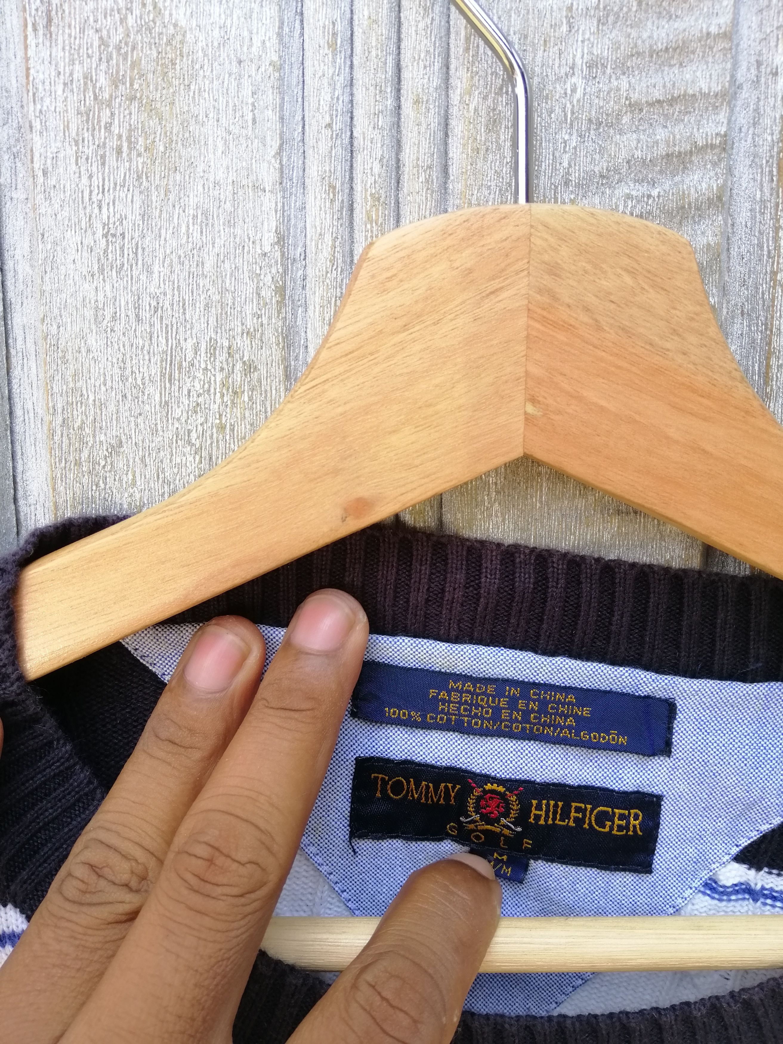 Tommy Hilfiger VINTAGE TOMMY HILFIGER SWEATSHIRT STRIPES B18 Size US M / EU 48-50 / 2 - 3 Thumbnail