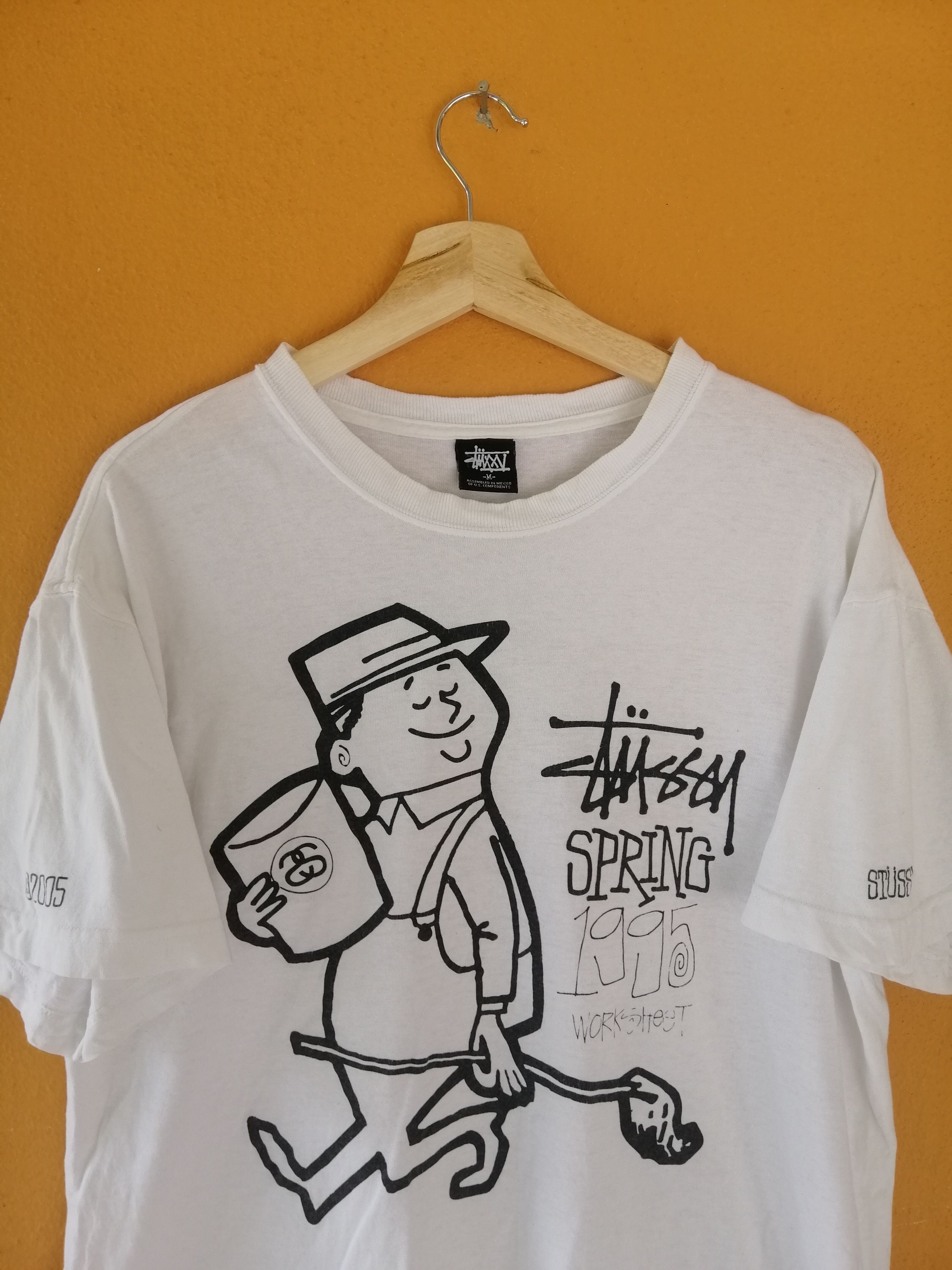 Stussy Vintage Stussy XXV Spring 1995 worksheet Size US M / EU 48-50 / 2 - 7 Thumbnail