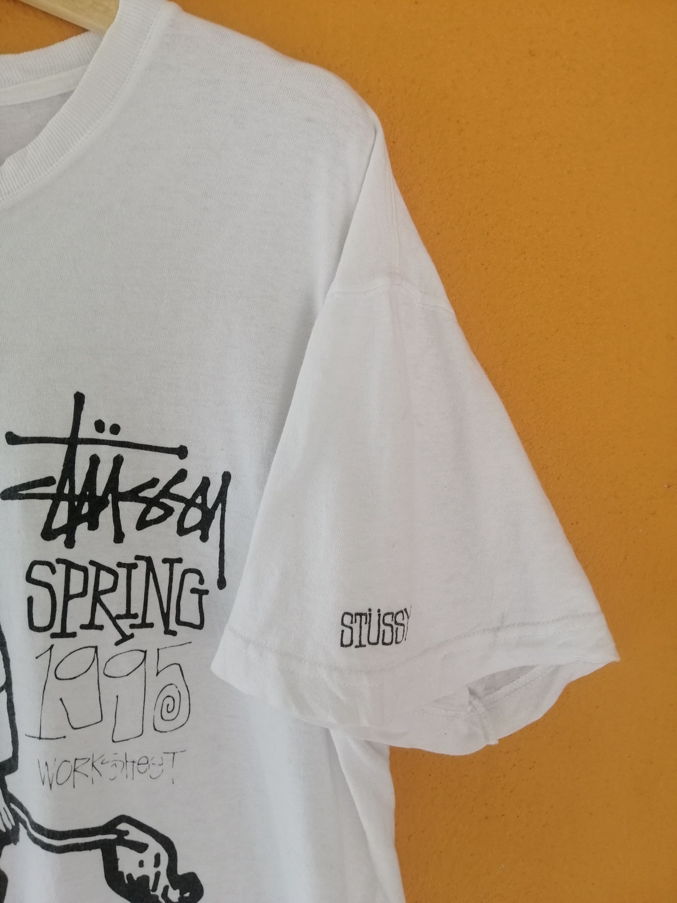 Stussy Vintage Stussy XXV Spring 1995 worksheet Size US M / EU 48-50 / 2 - 6 Thumbnail