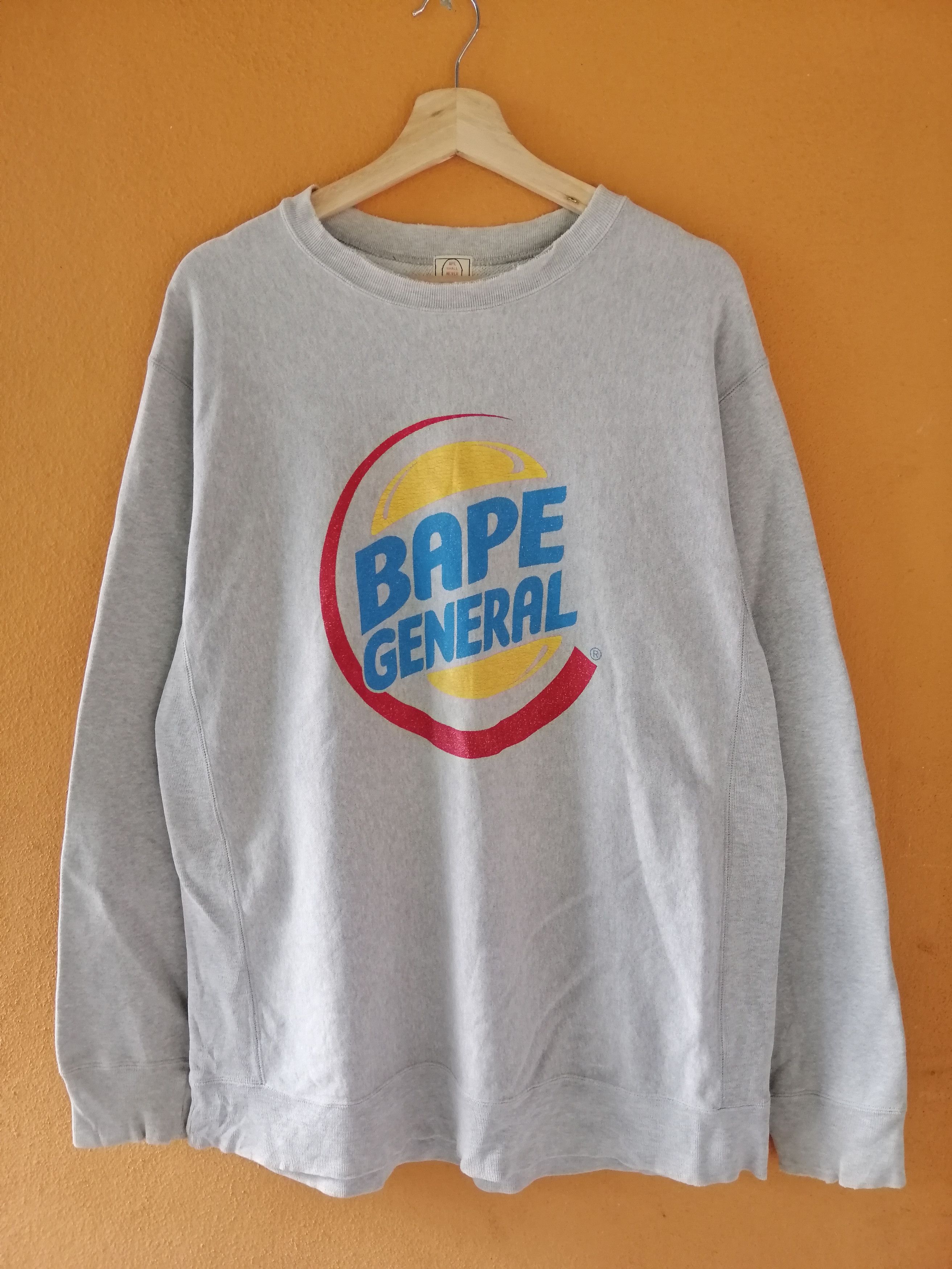 Bape Vintage BAPE General Sweatshirt B15 Size US L / EU 52-54 / 3 - 1 Thumbnail