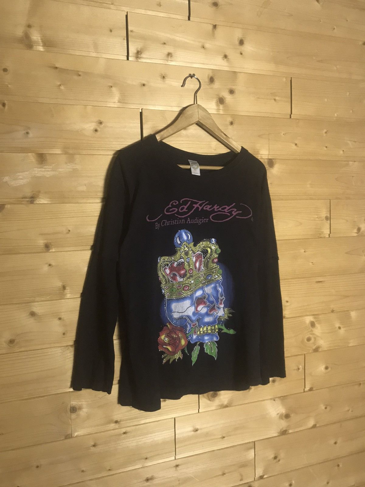 Ed Hardy × Vintage Vintage Ed Hardy long sleeve shirt Size US M / EU 48-50 / 2 - 6 Thumbnail