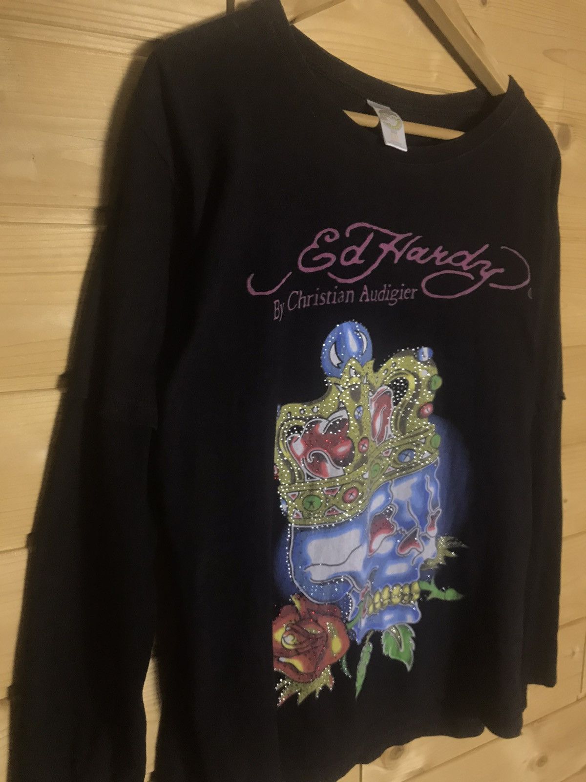 Ed Hardy × Vintage Vintage Ed Hardy long sleeve shirt Size US M / EU 48-50 / 2 - 3 Thumbnail