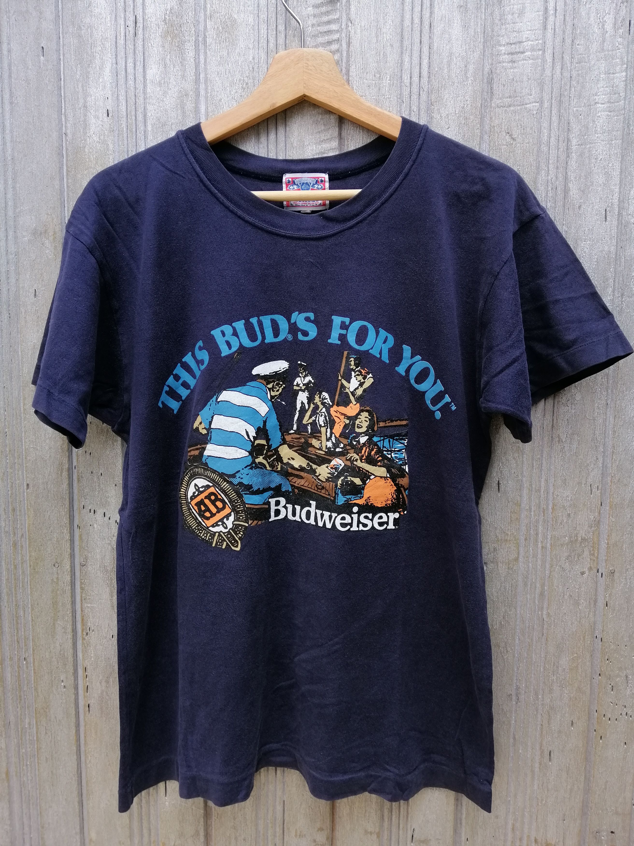 Budweiser Vintage Budweiser Tshirt This Bud's For You Medium Size Size US M / EU 48-50 / 2 - 1 Thumbnail