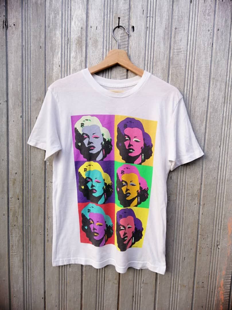 Band Tees × Vintage Vintage marilyn monroe tshirt Size US S / EU 44-46 / 1 - 1 Thumbnail