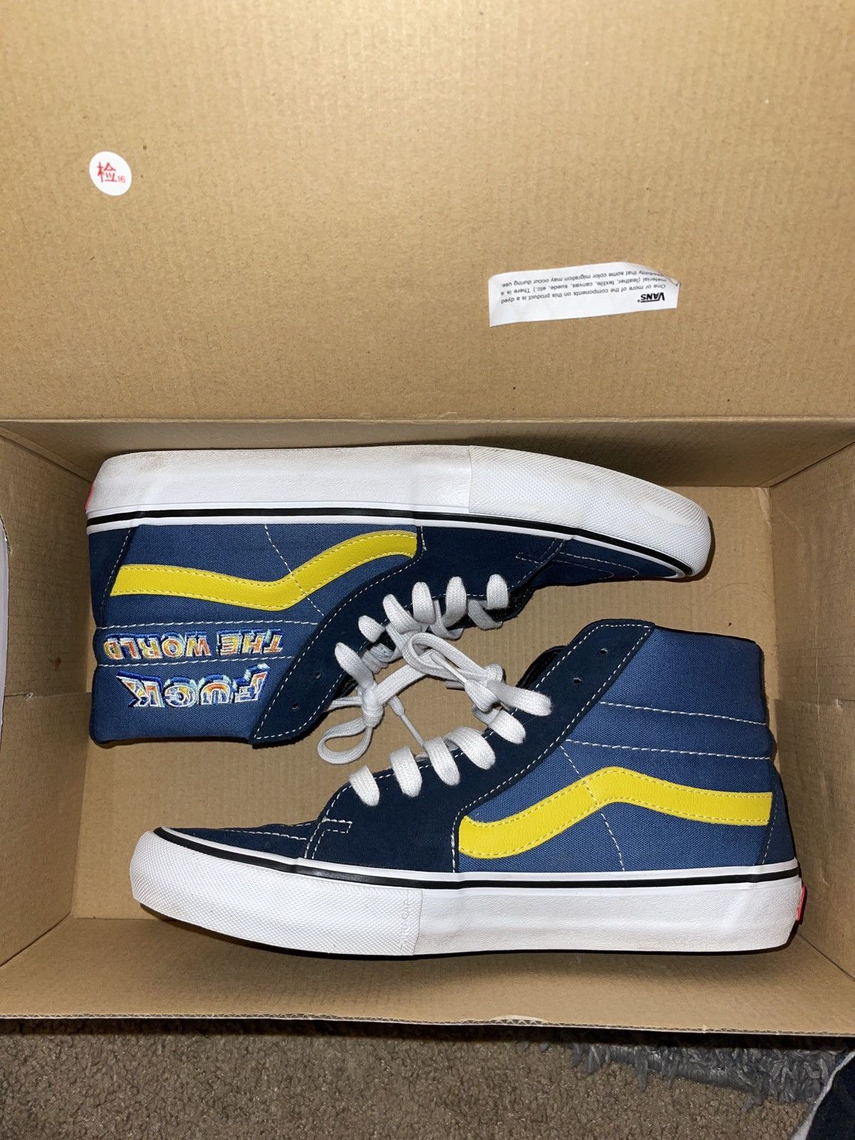Supreme × Vans Vans sk8-Hi pro supreme “FTW” | Grailed