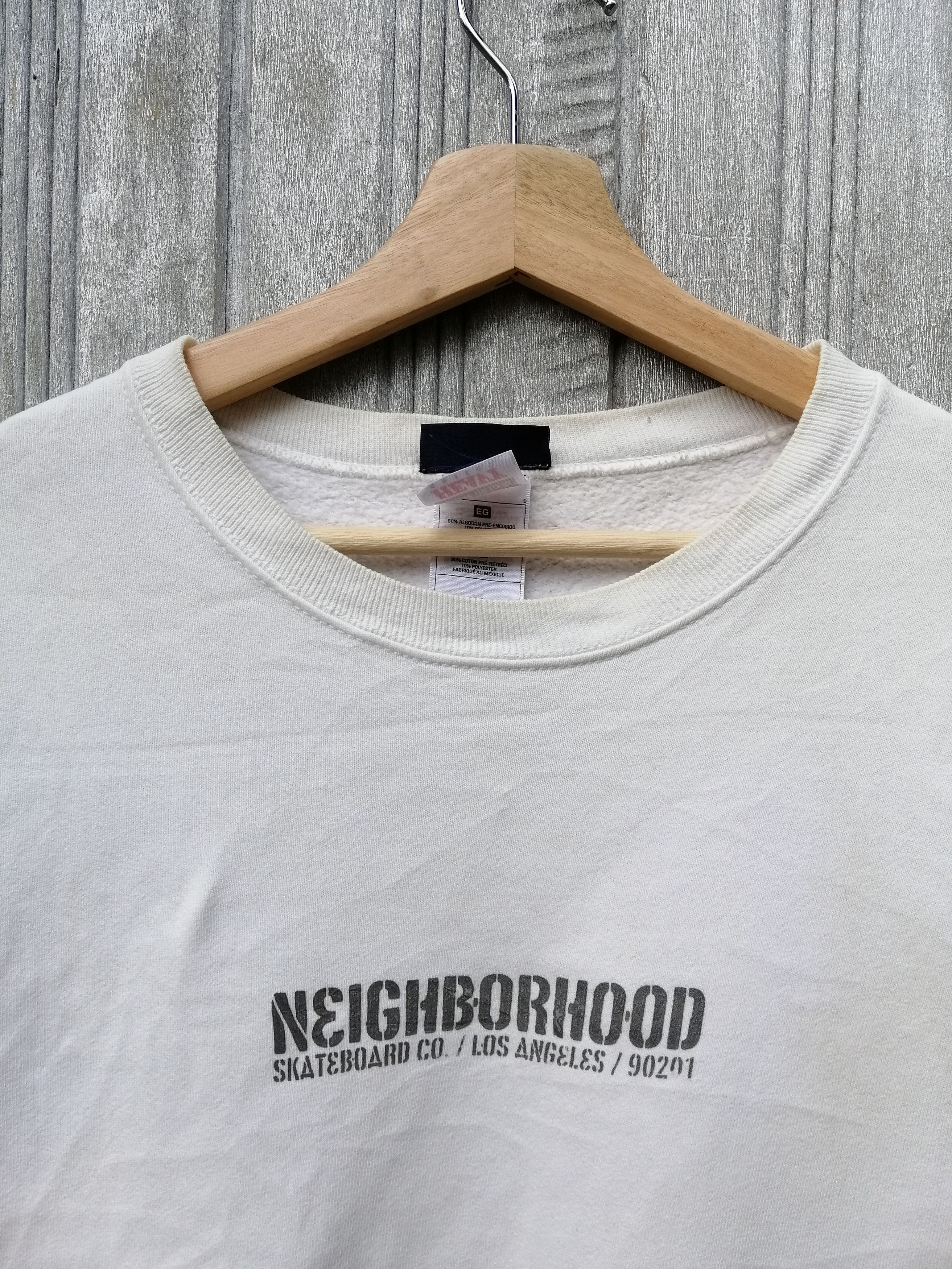 Neighborhood Vintage Neighborhood spellout big Logo sweatshirt B25 Size US L / EU 52-54 / 3 - 3 Thumbnail
