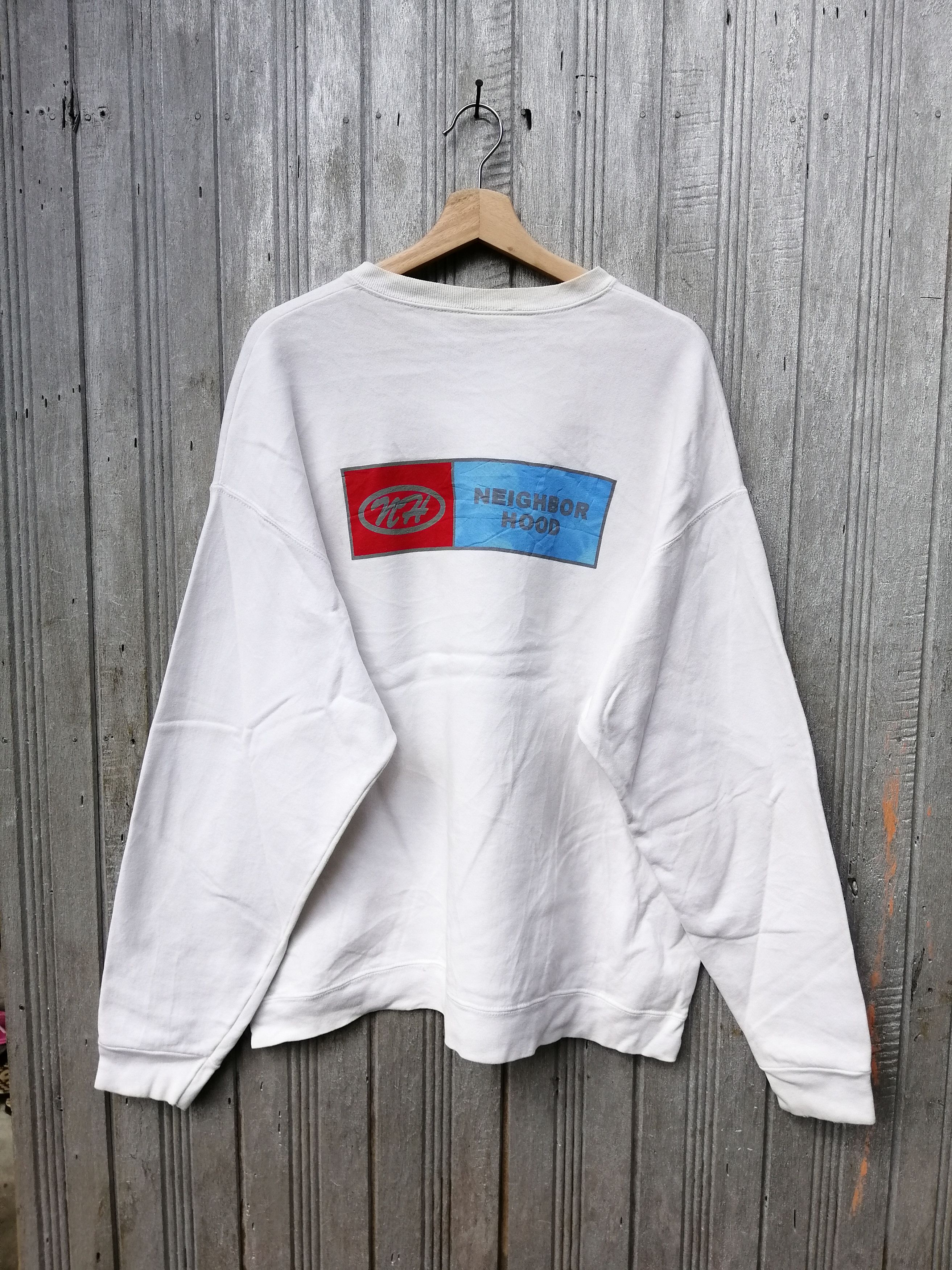 Neighborhood Vintage Neighborhood spellout big Logo sweatshirt B25 Size US L / EU 52-54 / 3 - 2 Thumbnail