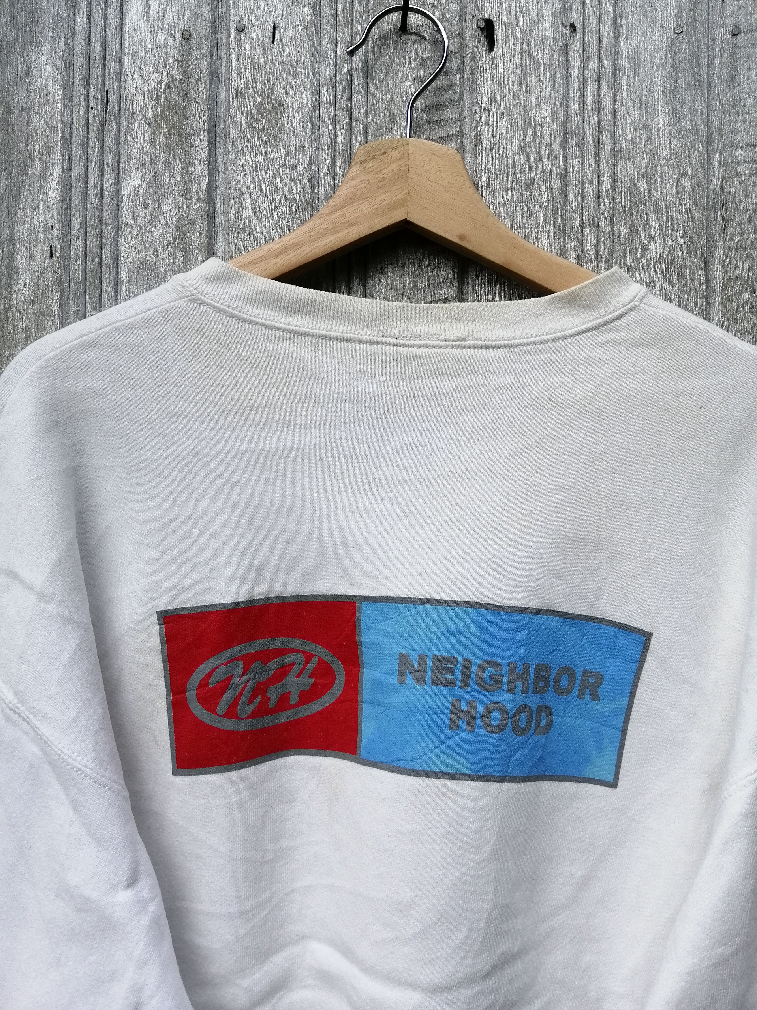Neighborhood Vintage Neighborhood spellout big Logo sweatshirt B25 Size US L / EU 52-54 / 3 - 4 Thumbnail