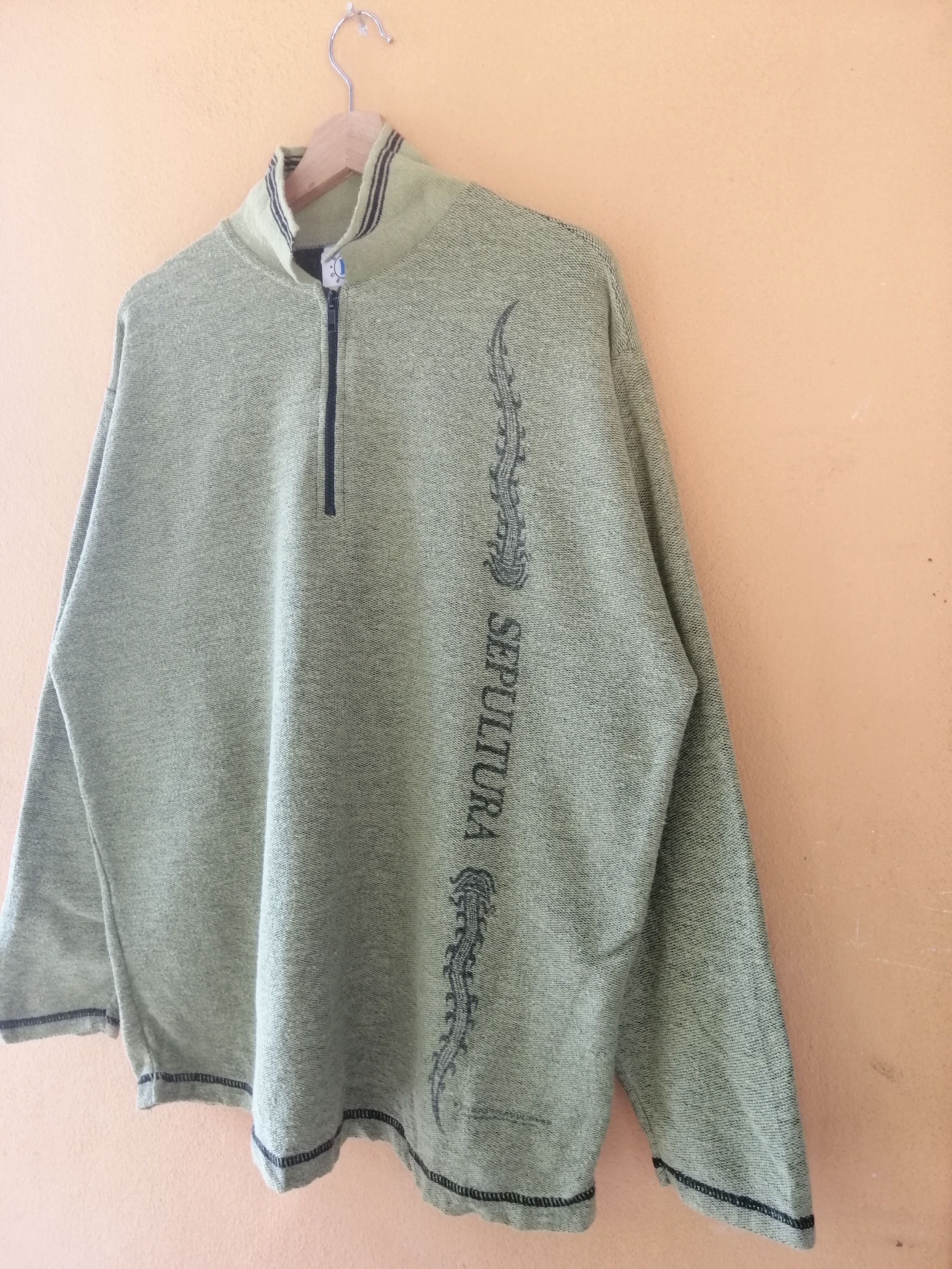 Band Tees Vintage 90s Sepultura Long Sleeve Made in italy Size US L / EU 52-54 / 3 - 8 Thumbnail