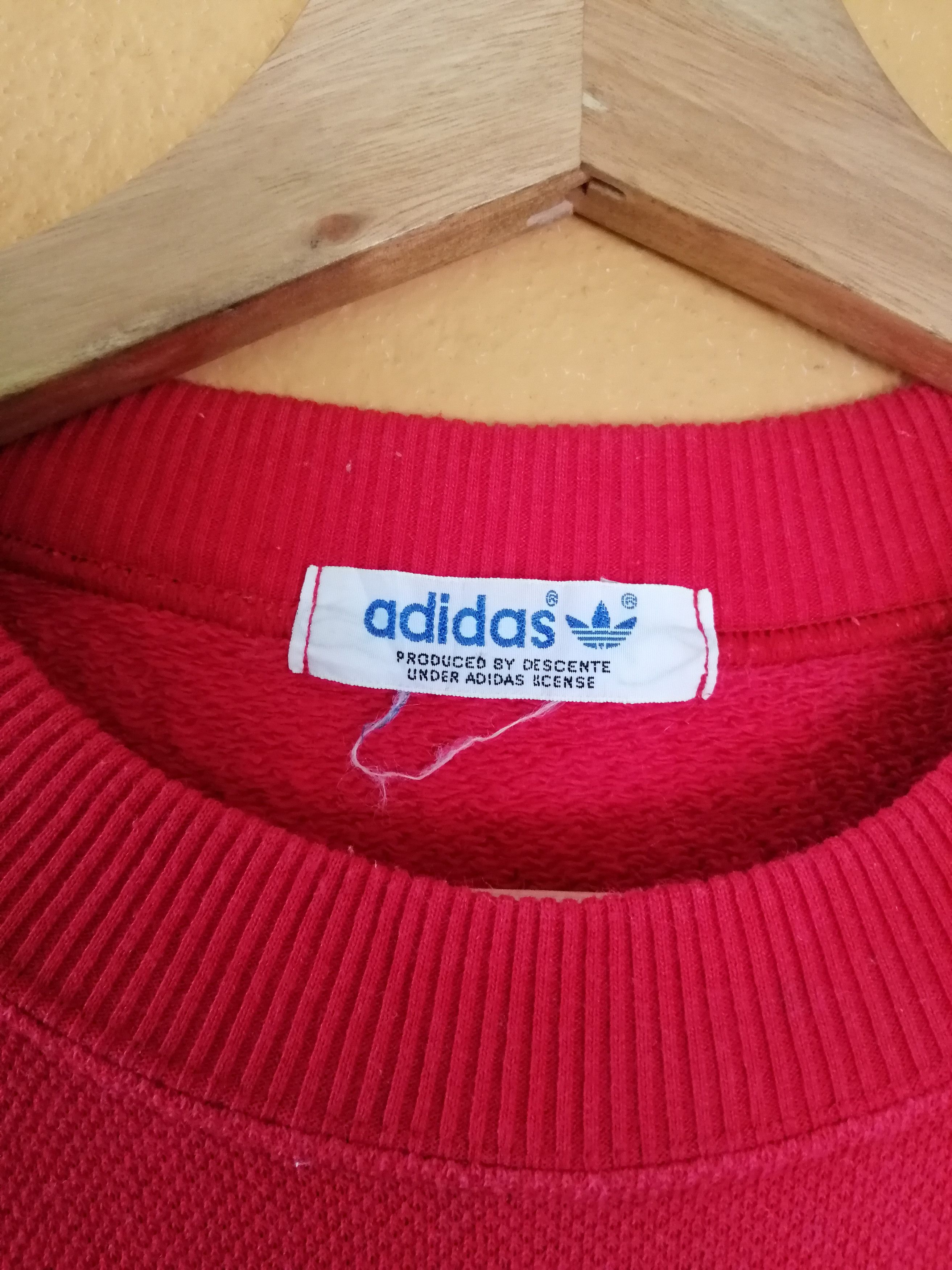 Adidas × Descente × Vintage Vintage Adidas 80s Embroidery Small Logo Sweatshirt B17 Size US M / EU 48-50 / 2 - 6 Thumbnail