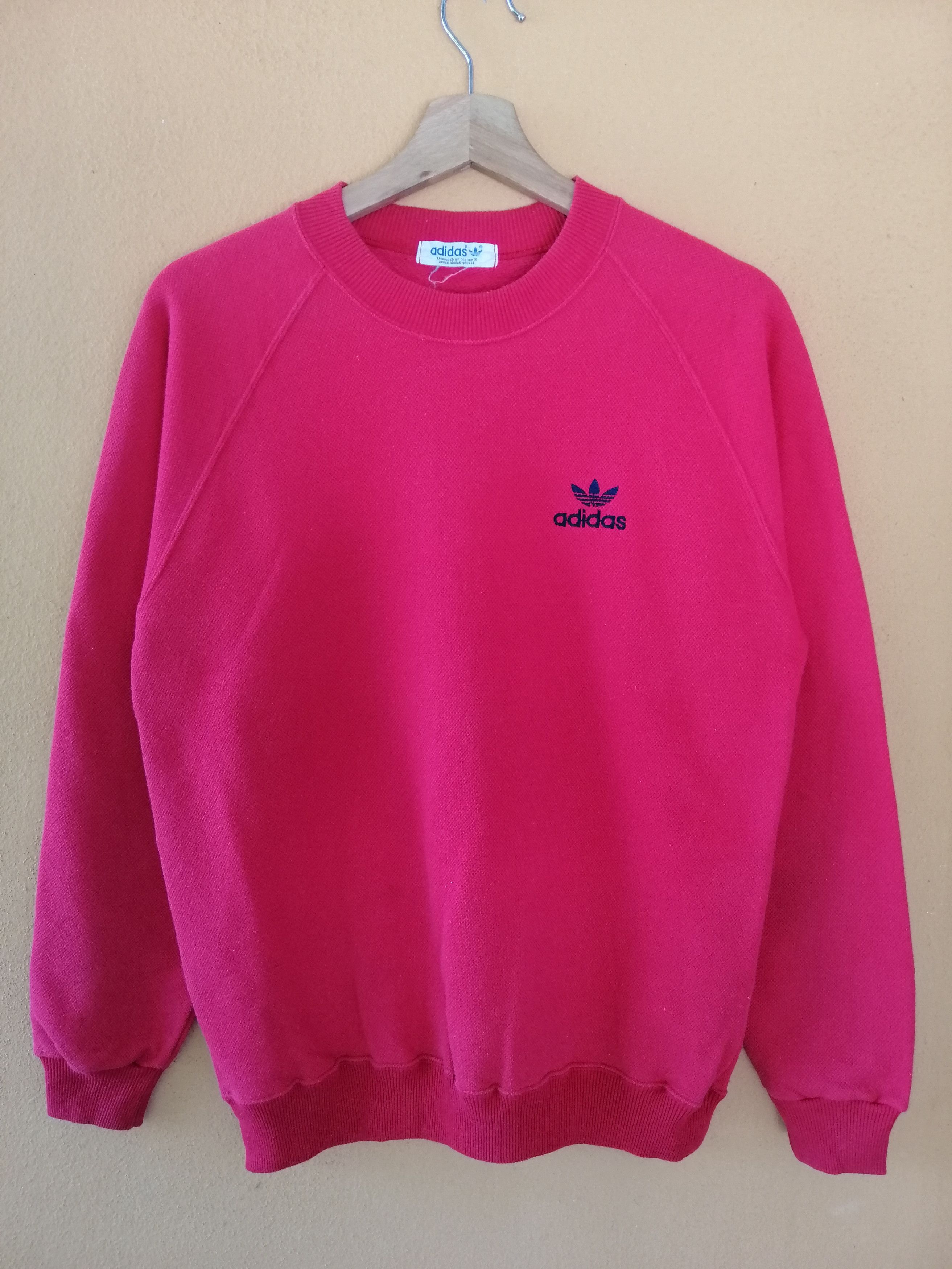 Vintage 80s Adidas Descente Small Logo Small outlet Size Sweatshirt Sweater