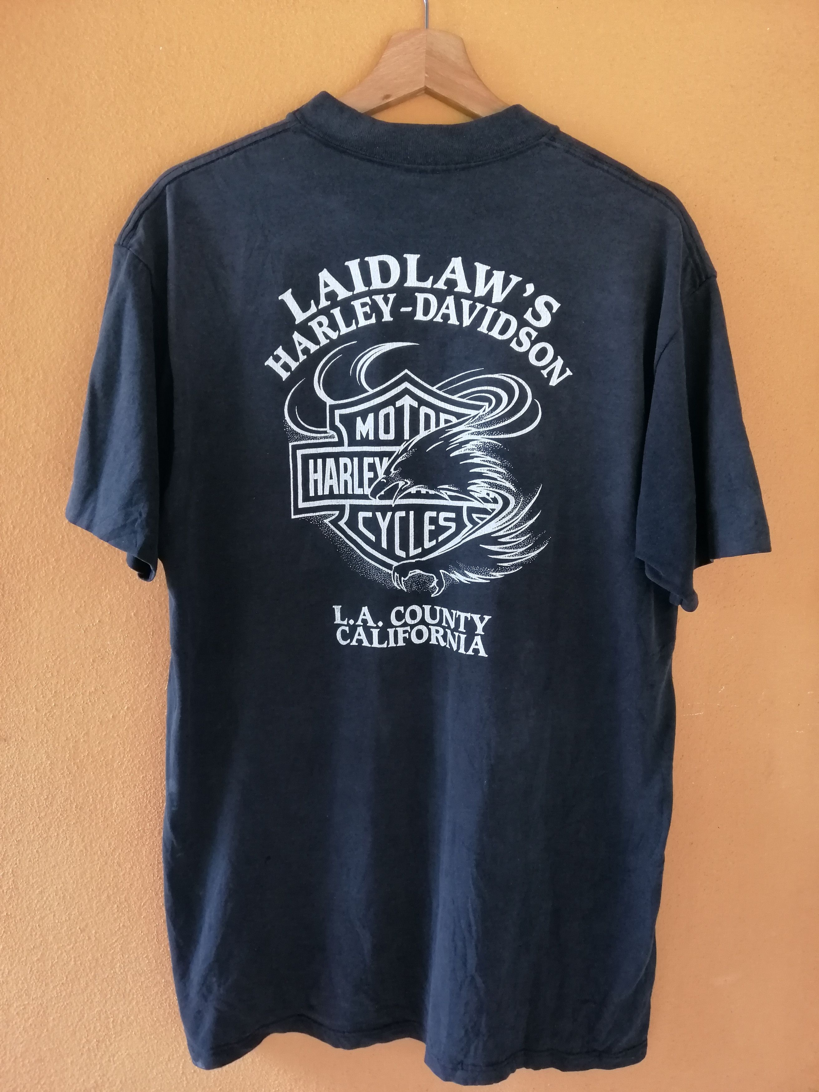 Harley Davidson Vintage 1992 Harley Davidson 3D Emblem Horse Shirt Size US L / EU 52-54 / 3 - 2 Thumbnail