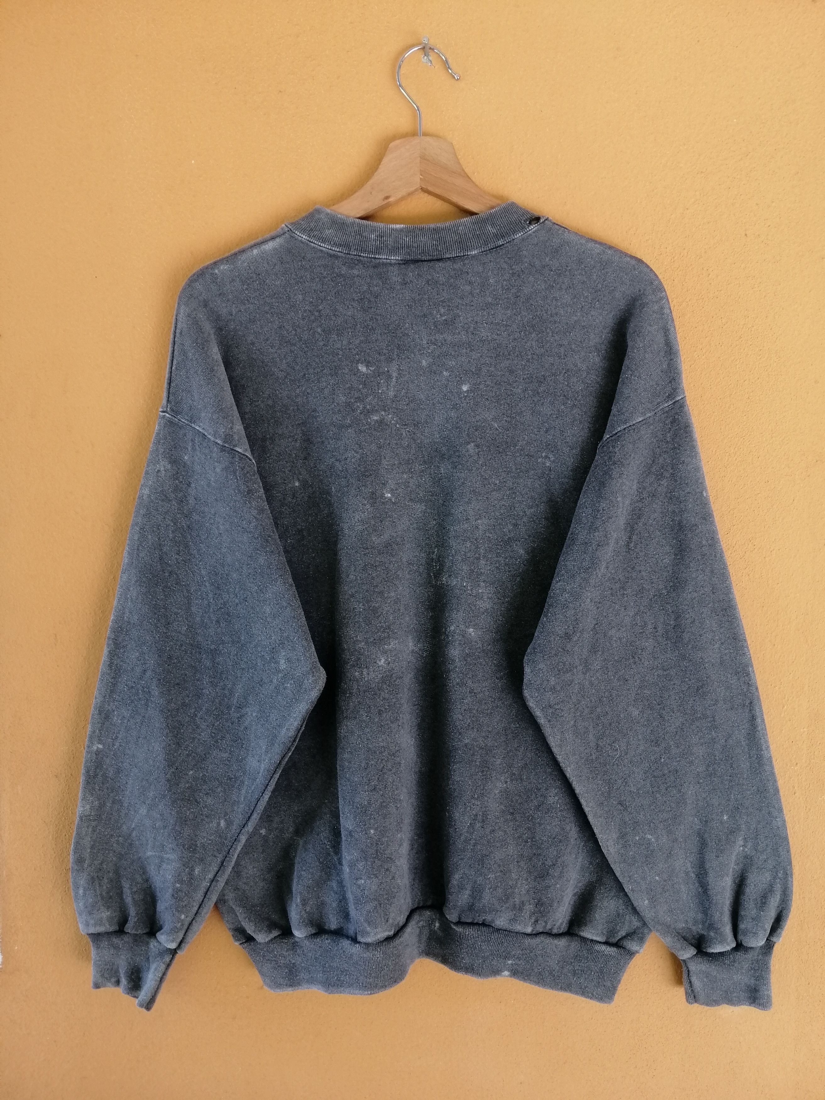LONE WOLF Vintage 90s Wolf Sweatshirt Animal All Over Print B1 Size US M / EU 48-50 / 2 - 4 Thumbnail