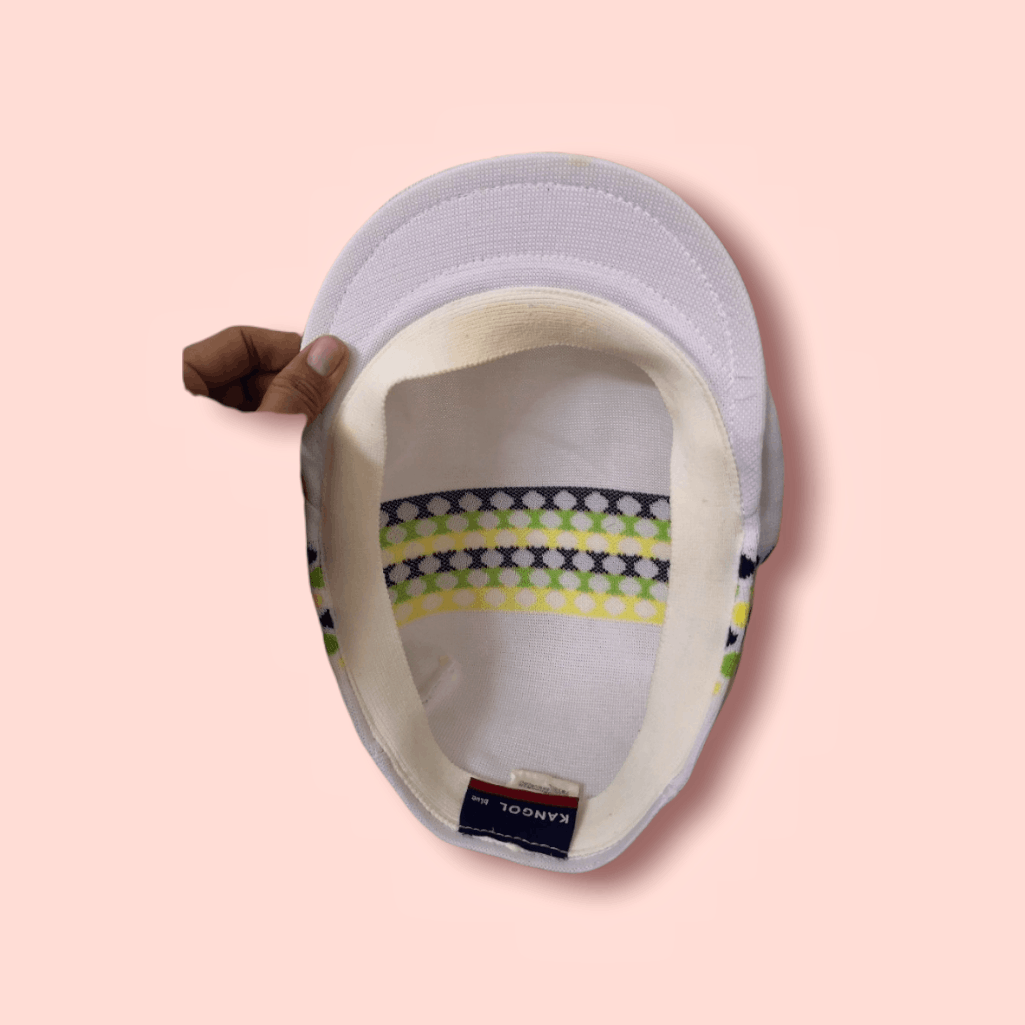 Kangol × Vintage VINTAGE KANGOL BLUE, WHITE BARETTA Size ONE SIZE - 6 Thumbnail