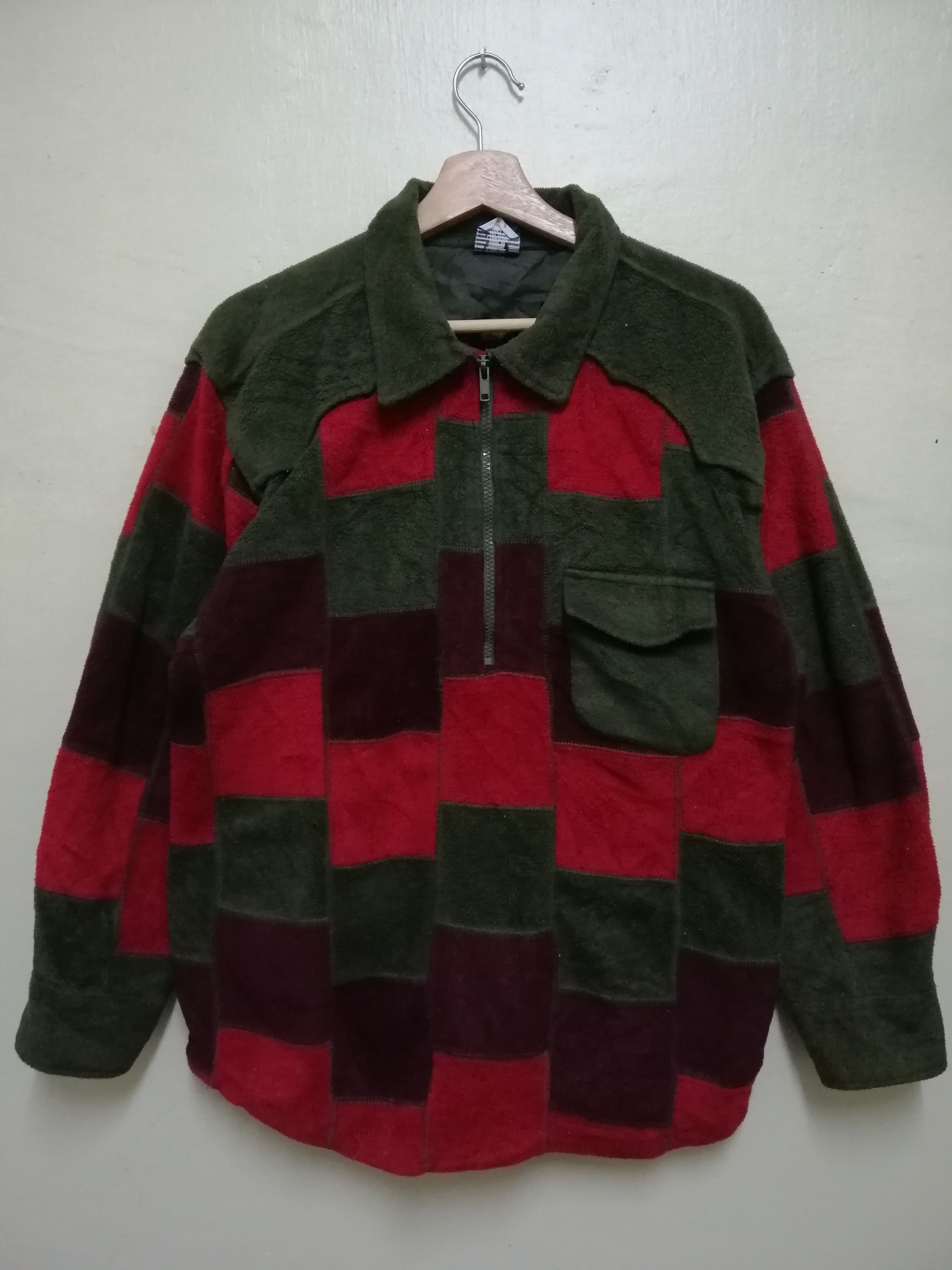 Designer × Japanese Brand JAPANESE BRAND DESIGN PATCHWORK FLEECE JACKET STYLE Size US M / EU 48-50 / 2 - 1 Thumbnail