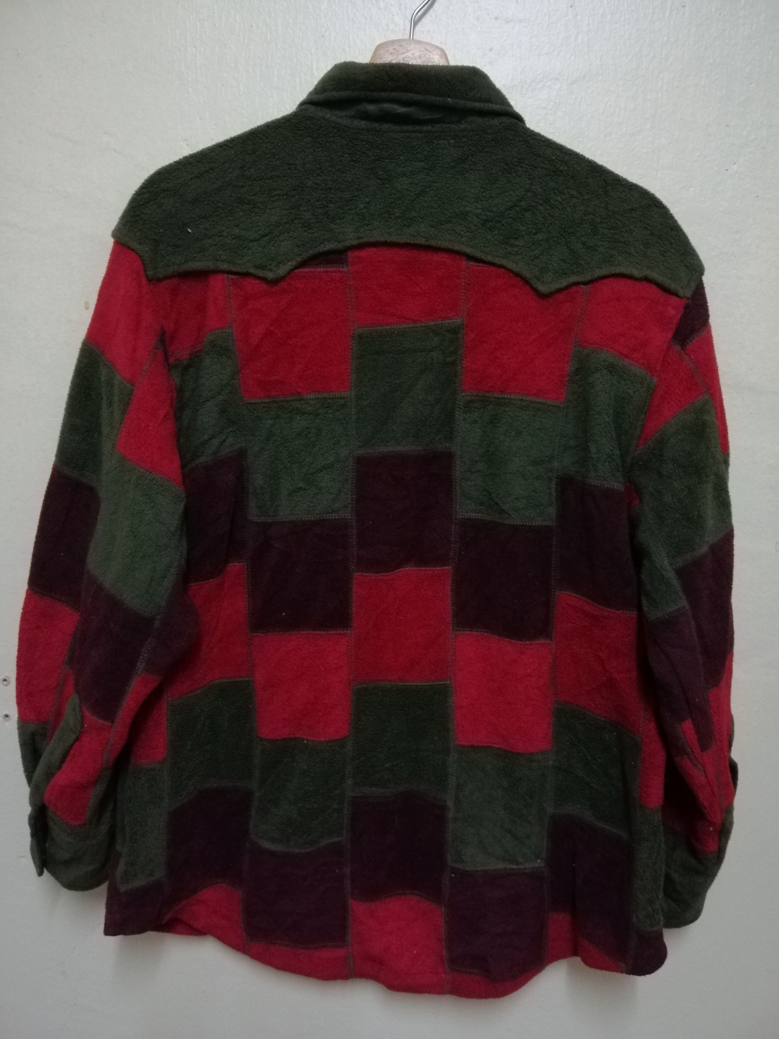 Designer × Japanese Brand JAPANESE BRAND DESIGN PATCHWORK FLEECE JACKET STYLE Size US M / EU 48-50 / 2 - 2 Thumbnail