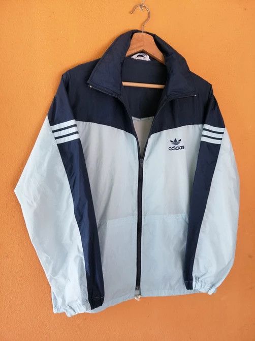Adidas Vintage 80s Adidas Windbreaker Jacket Size US M / EU 48-50 / 2 - 2 Thumbnail