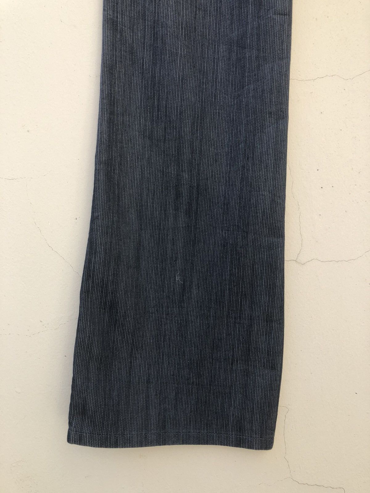 Morgan Homme Morgan Homme Japan Used Look Striped Flare Pant Size US 30 / EU 46 - 13 Thumbnail