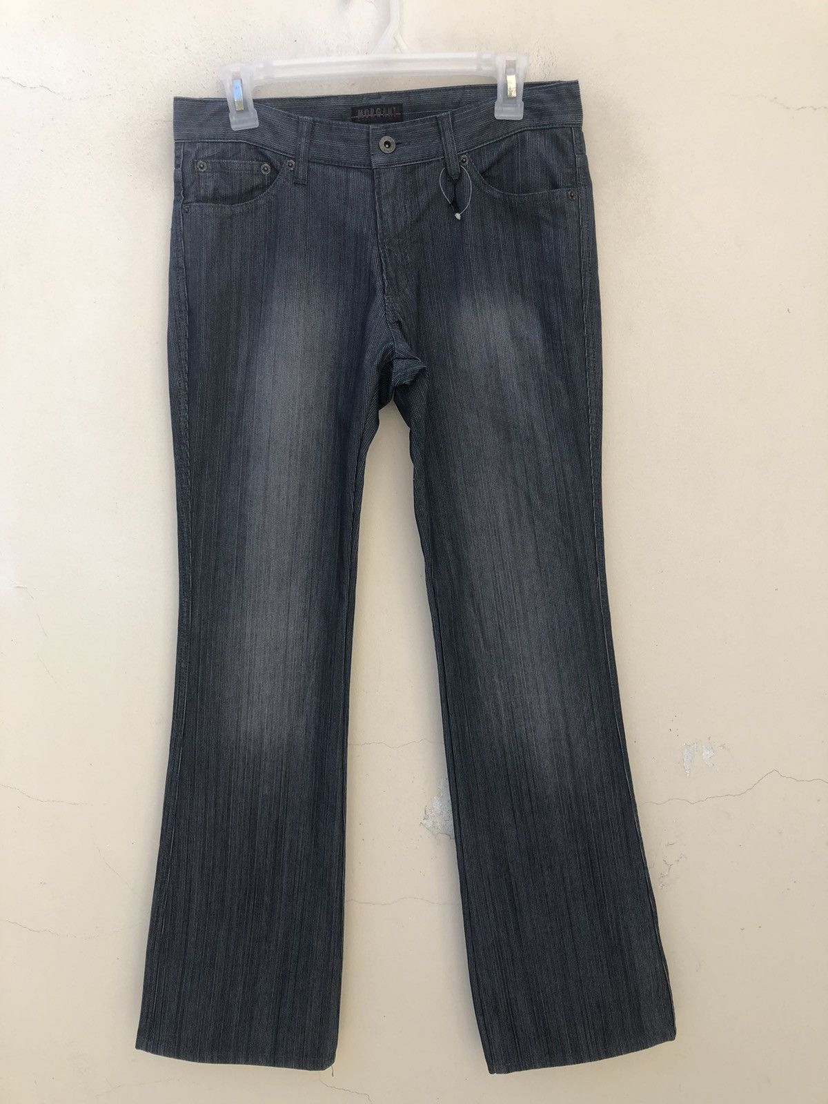Morgan Homme Morgan Homme Japan Used Look Striped Flare Pant Size US 30 / EU 46 - 1 Thumbnail