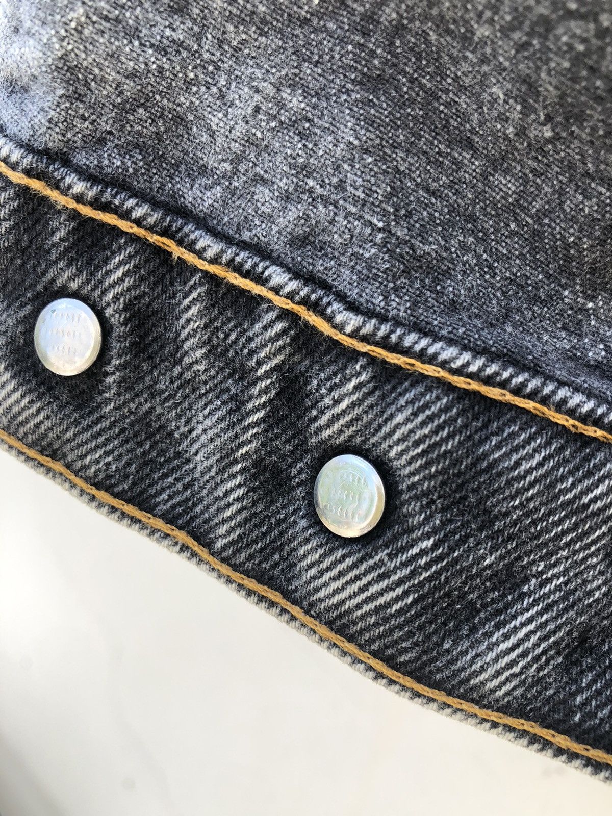 Harley Davidson Vintage 80s Harley Davidson Acid Wash Denim Trucker Jacket Size US XL / EU 56 / 4 - 16 Thumbnail