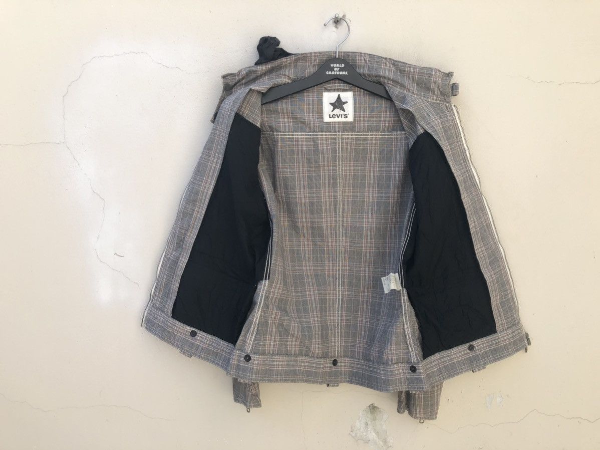 Levi's Vintage 2002 Levi’s Star Checks Moto Jacket Zipper Size US M / EU 48-50 / 2 - 12 Thumbnail