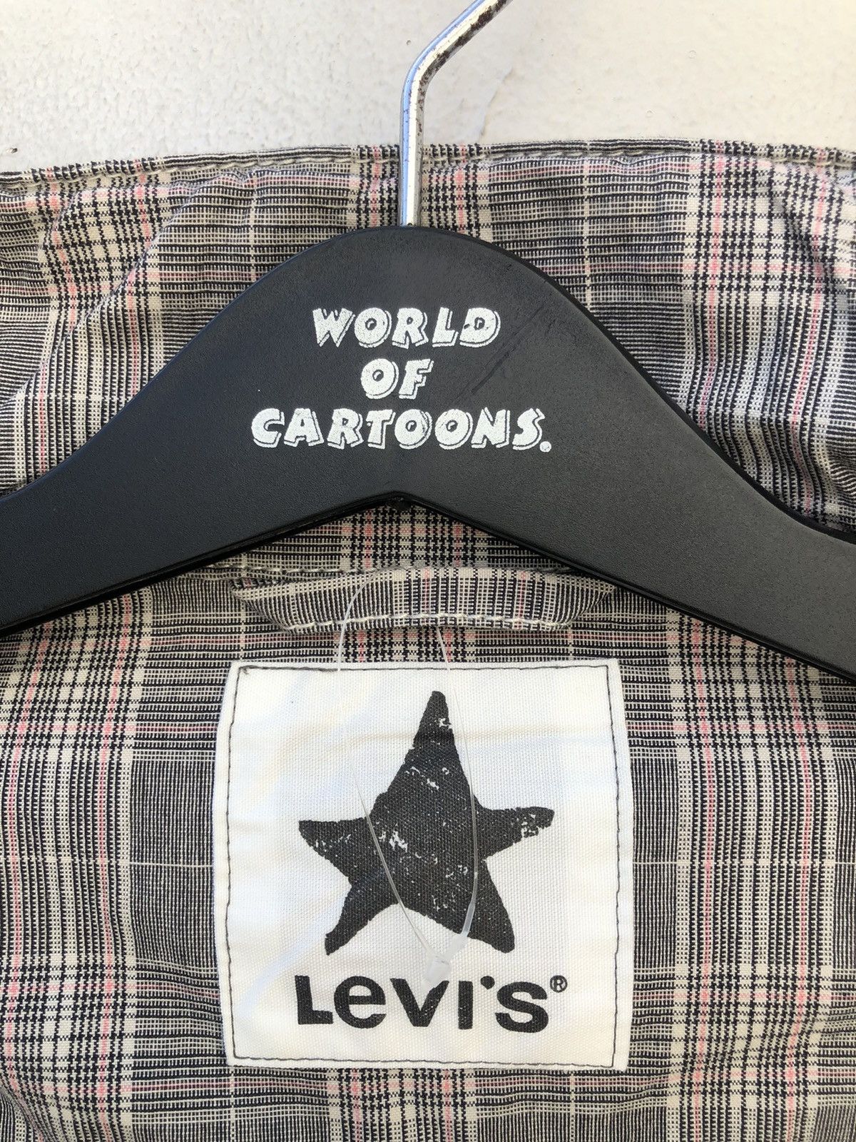 Levi's Vintage 2002 Levi’s Star Checks Moto Jacket Zipper Size US M / EU 48-50 / 2 - 13 Thumbnail