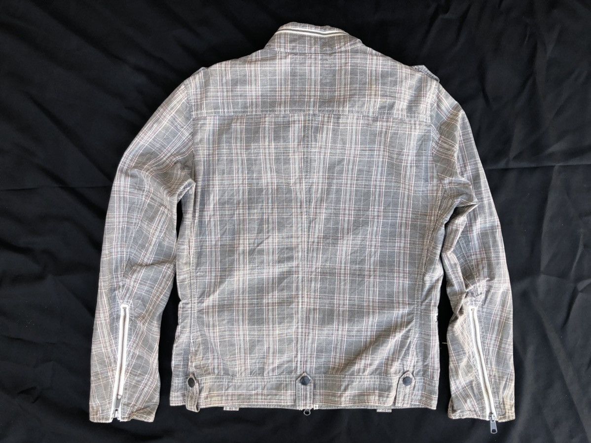 Levi's Vintage 2002 Levi’s Star Checks Moto Jacket Zipper Size US M / EU 48-50 / 2 - 2 Thumbnail
