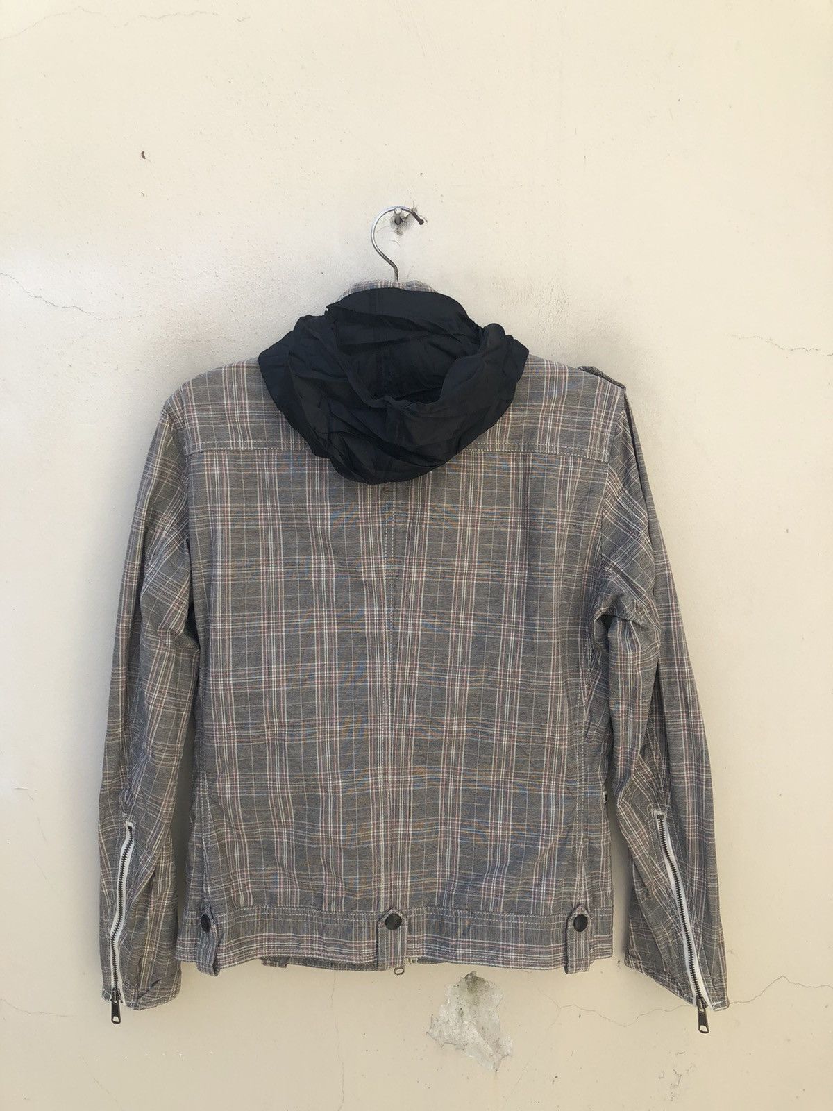 Levi's Vintage 2002 Levi’s Star Checks Moto Jacket Zipper Size US M / EU 48-50 / 2 - 10 Thumbnail
