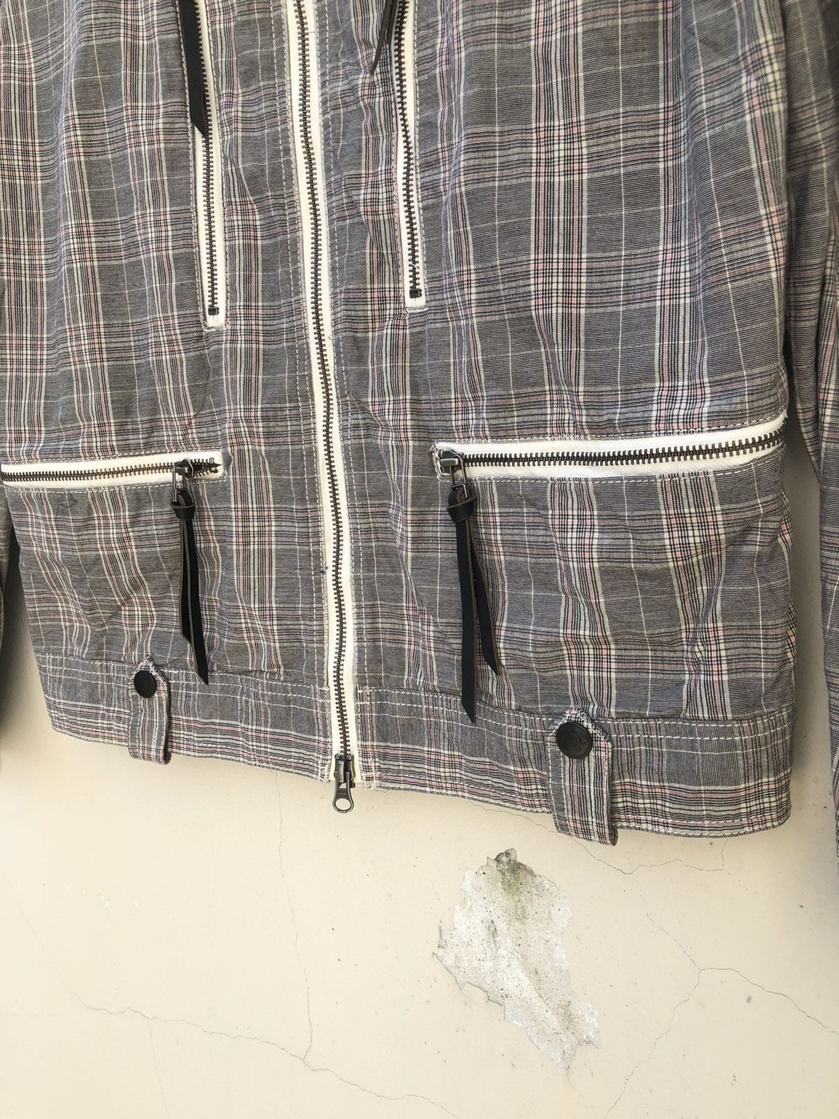 Levi's Vintage 2002 Levi’s Star Checks Moto Jacket Zipper Size US M / EU 48-50 / 2 - 6 Thumbnail