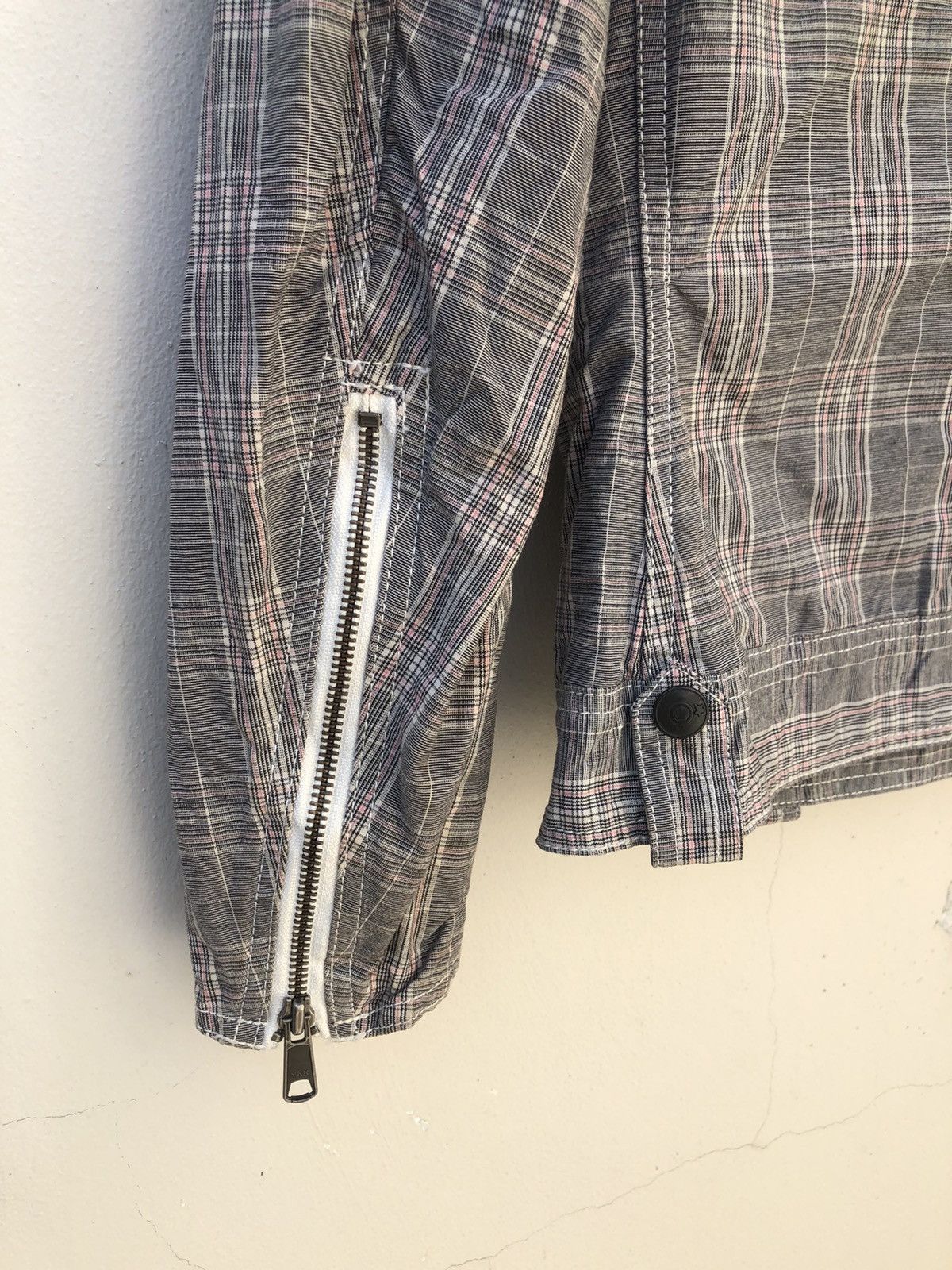 Levi's Vintage 2002 Levi’s Star Checks Moto Jacket Zipper Size US M / EU 48-50 / 2 - 8 Thumbnail