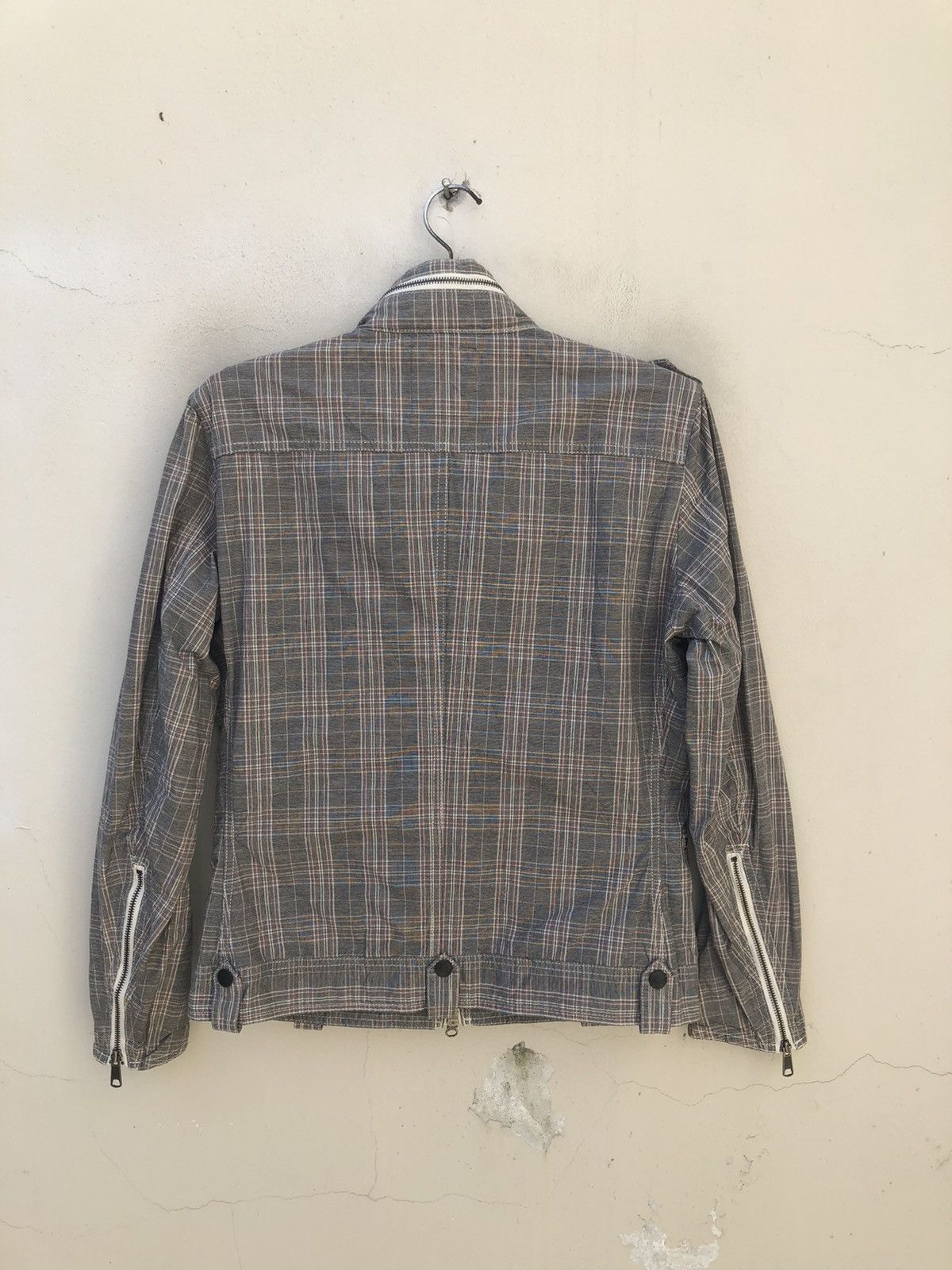 Levi's Vintage 2002 Levi’s Star Checks Moto Jacket Zipper Size US M / EU 48-50 / 2 - 7 Thumbnail