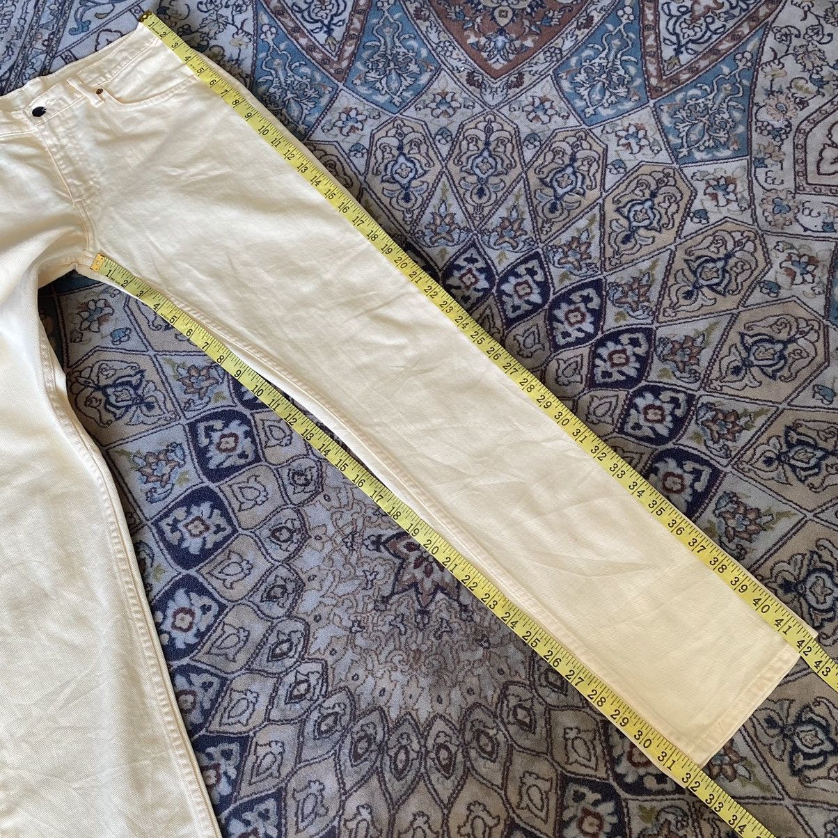 Levi's Vintage Levis 554 Jeans Straight Soft Yellow 29x32 Size US 29 - 17 Thumbnail