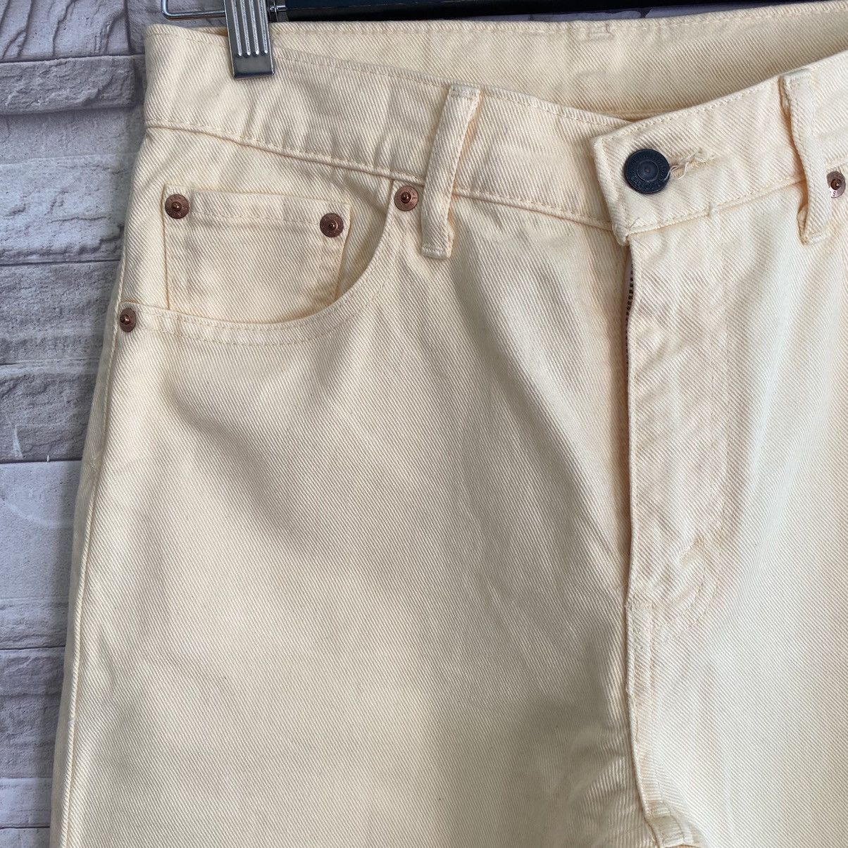 Levi's Vintage Levis 554 Jeans Straight Soft Yellow 29x32 Size US 29 - 6 Thumbnail