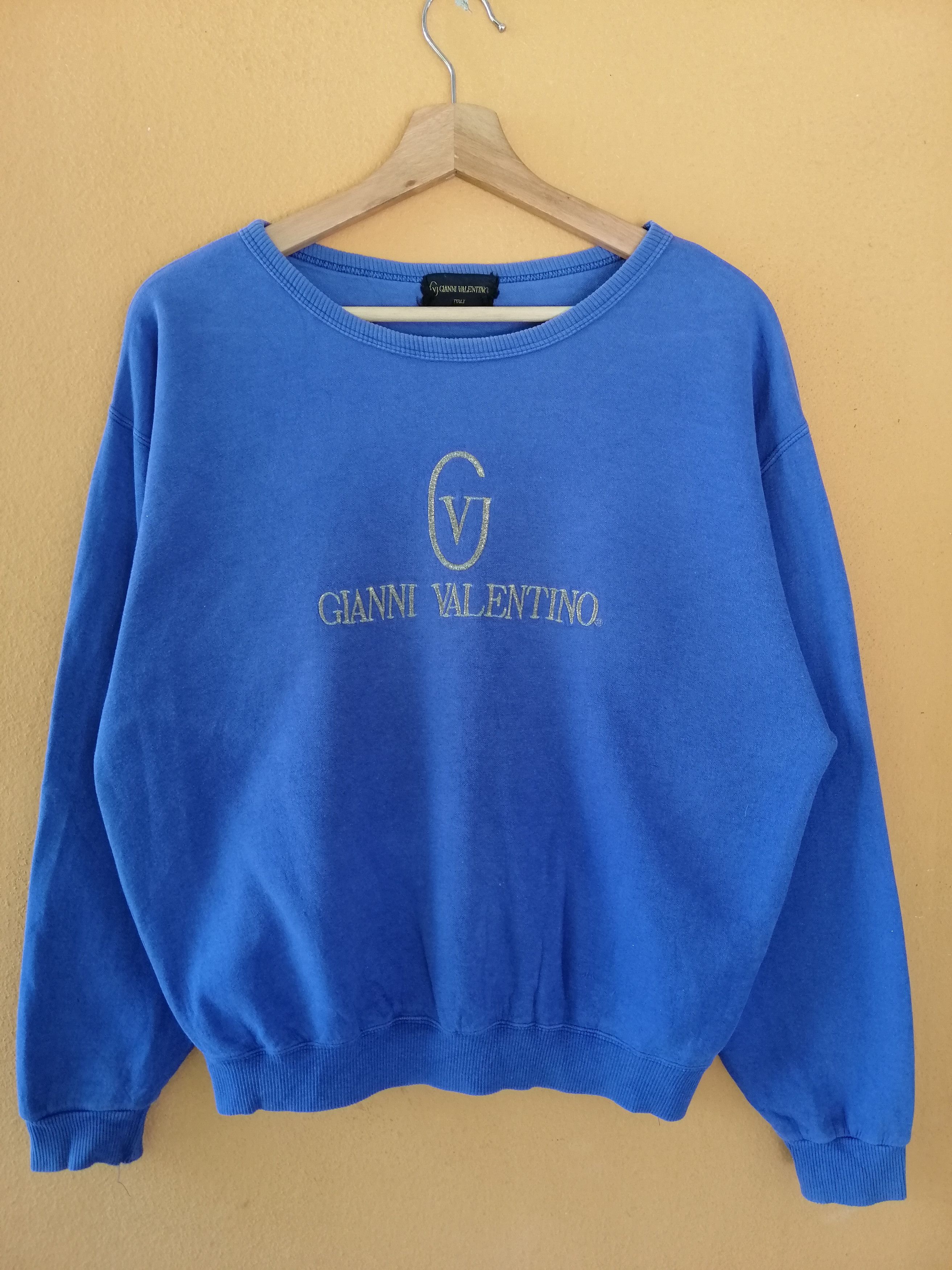 Gianni Valentino Vintage Gianni Valentino Embroidery Big Logo Sweatshirt B17 Size US S / EU 44-46 / 1 - 1 Thumbnail
