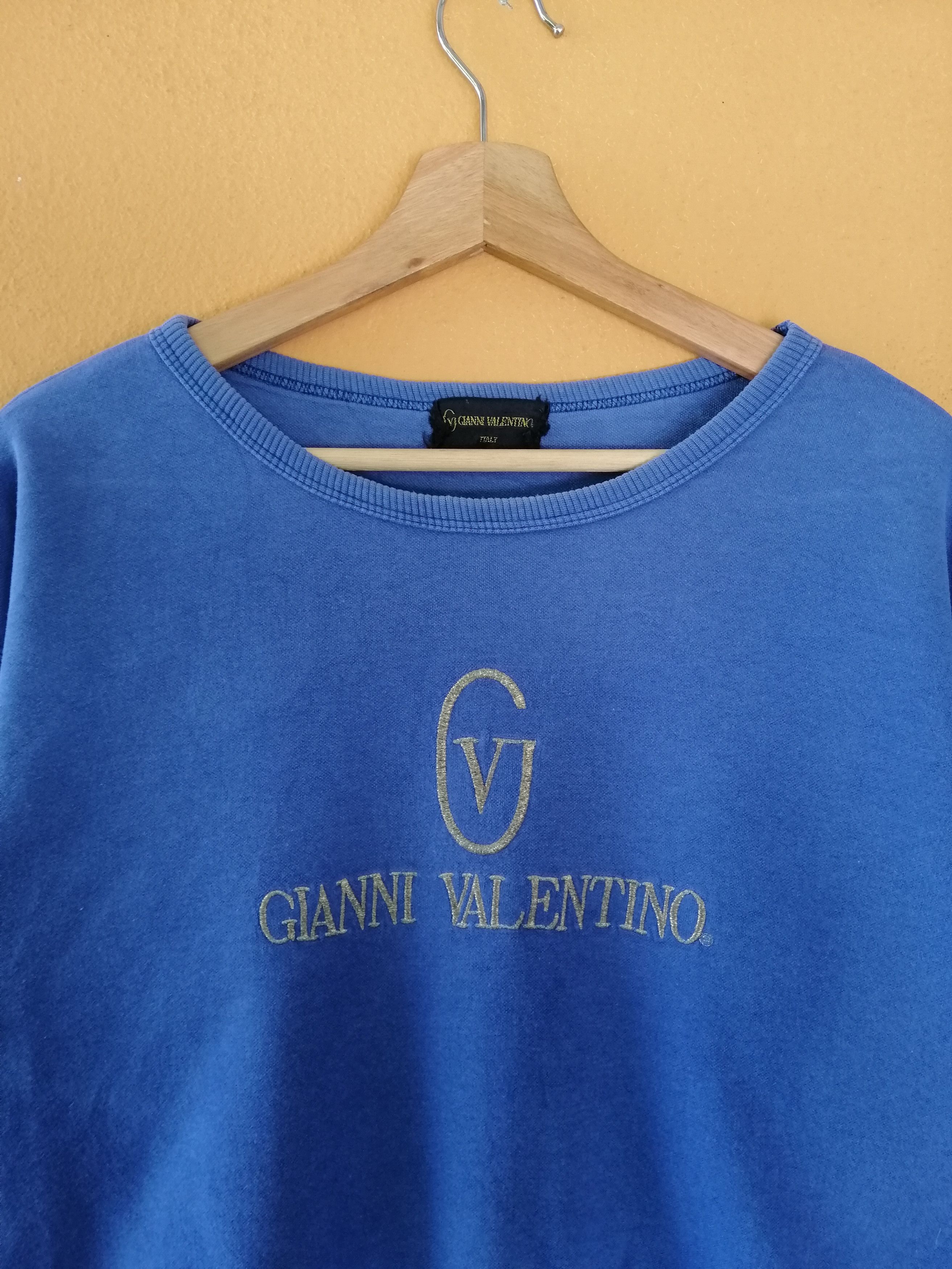 Gianni Valentino Vintage Gianni Valentino Embroidery Big Logo Sweatshirt B17 Size US S / EU 44-46 / 1 - 6 Thumbnail