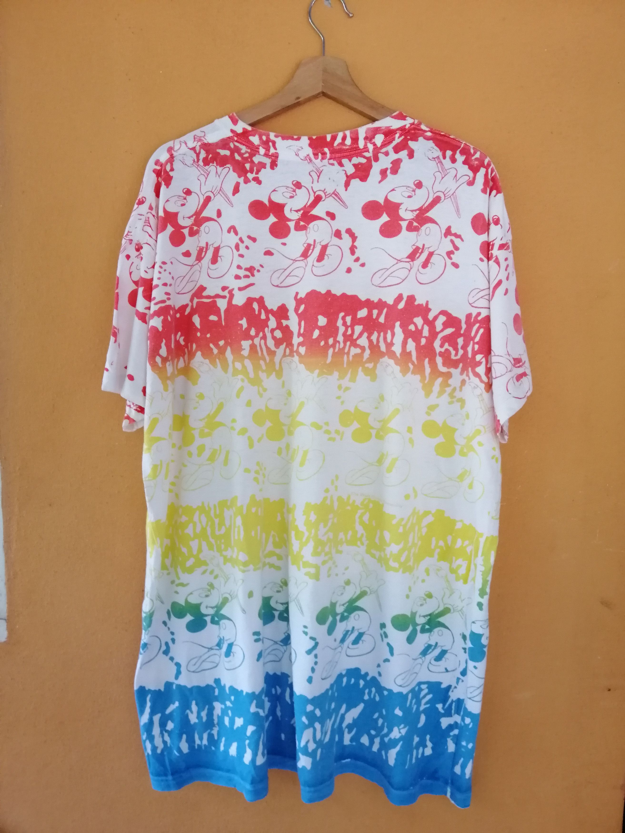 Disney × Mickey Inc × Mickey Unlimited Vintage Mickey Mouse Tie Dye Fullprint Graphic Big Size XL Size US XL / EU 56 / 4 - 2 Thumbnail