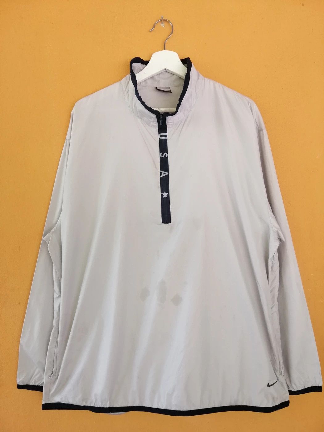 Nike Vintage NIKE USA Half Zipper Windbreaker Size US L / EU 52-54 / 3 - 4 Thumbnail