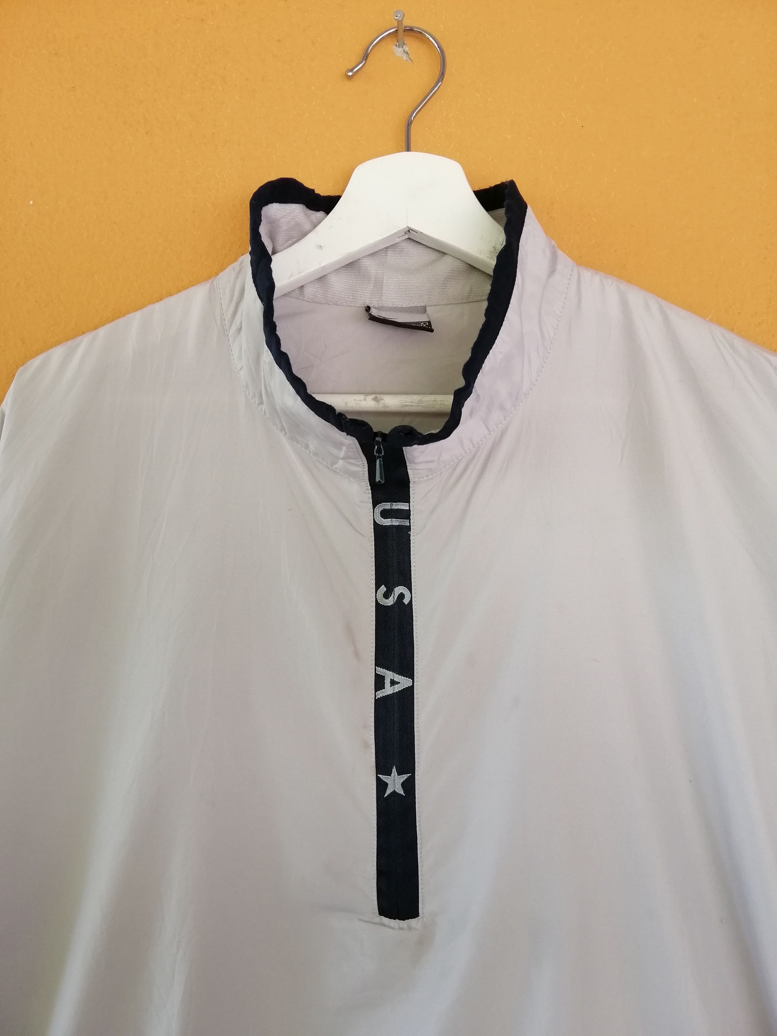 Nike Vintage NIKE USA Half Zipper Windbreaker Size US L / EU 52-54 / 3 - 1 Thumbnail