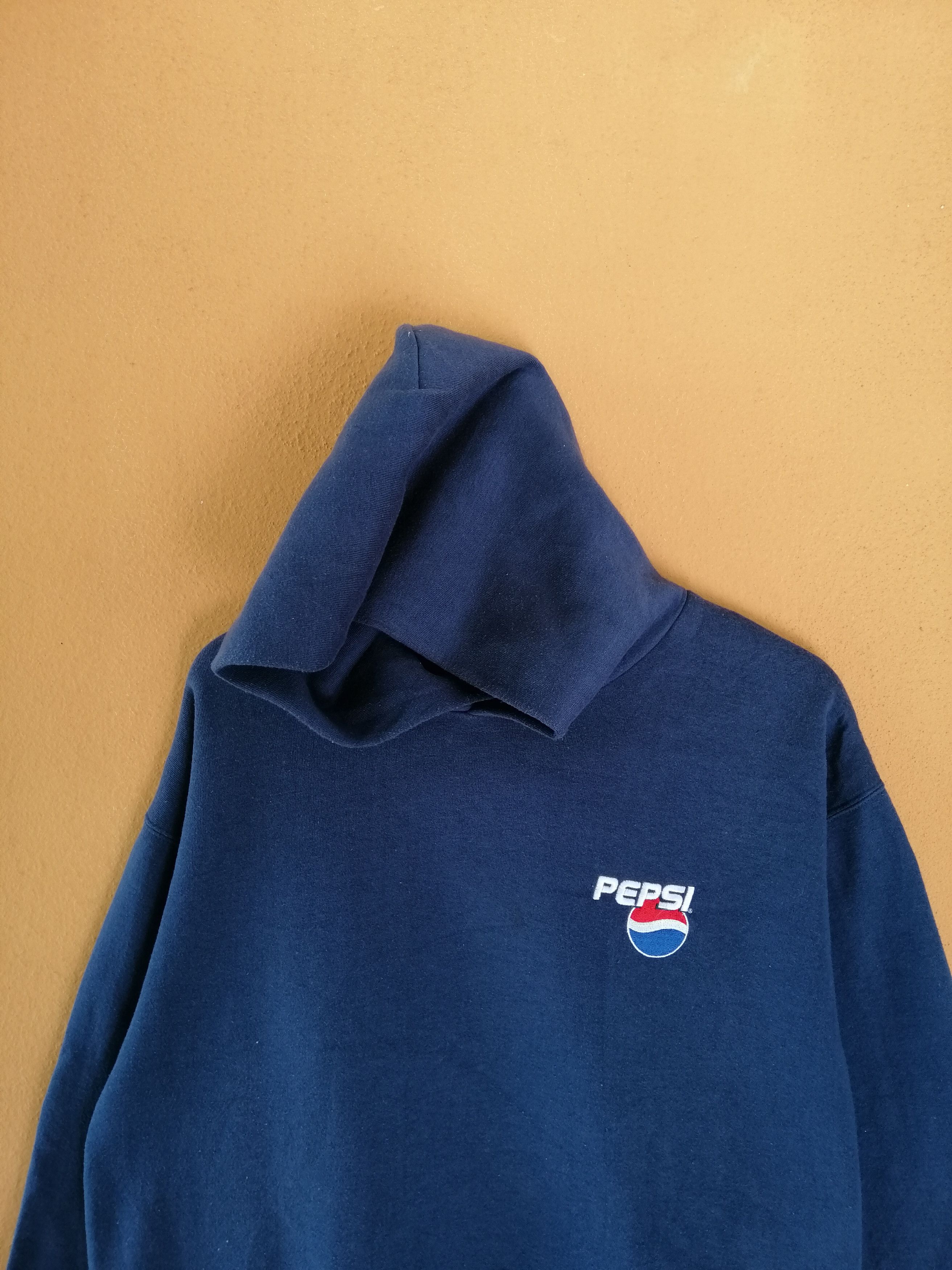 Pepsi Vintage Pepsi Hoodies Sweatshirt Small Logo B22 Size US L / EU 52-54 / 3 - 2 Thumbnail